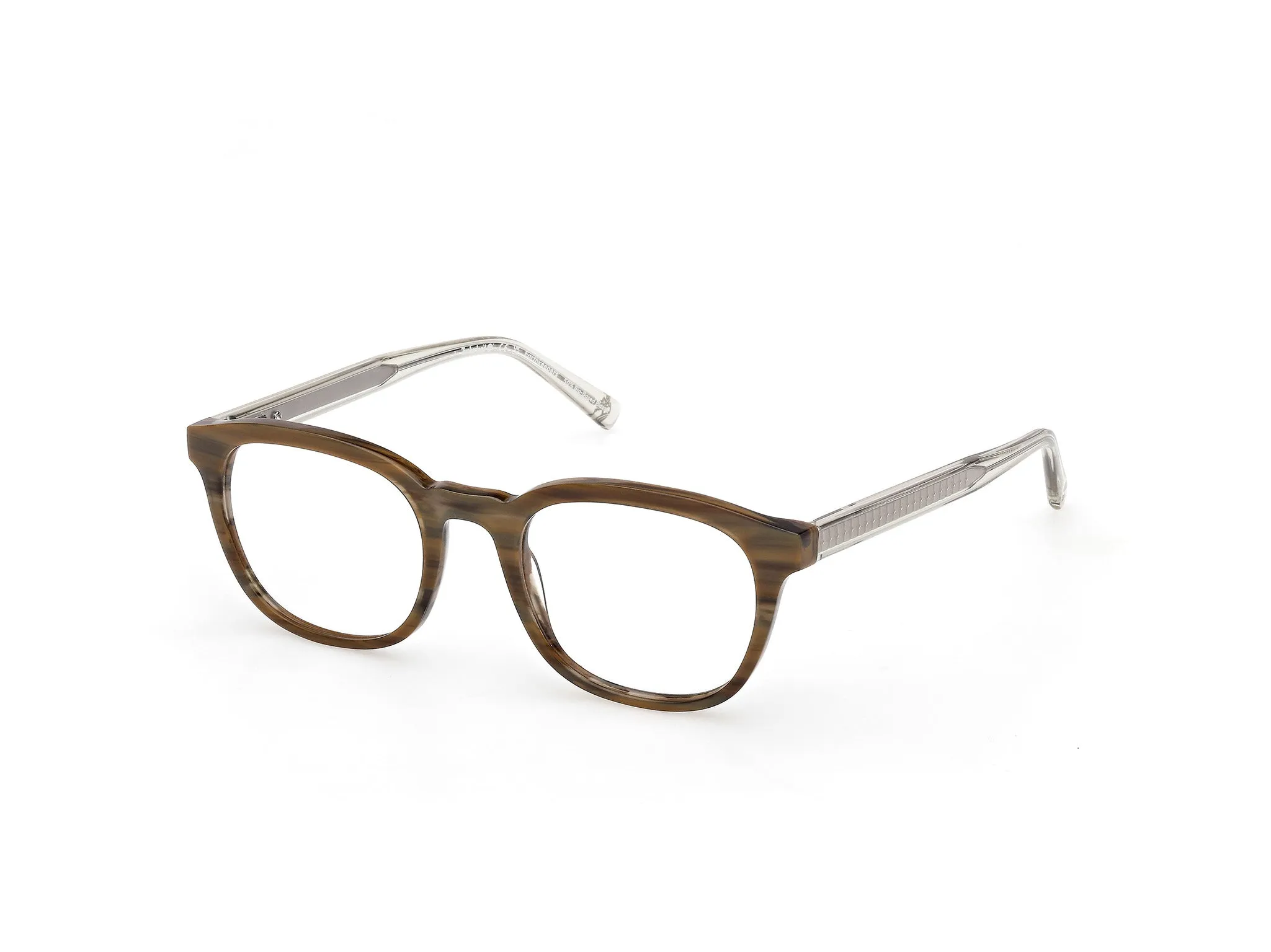 Timberland TB50084 096 Montature da vista Acetato Verde Rotonda Normale - immagine 1