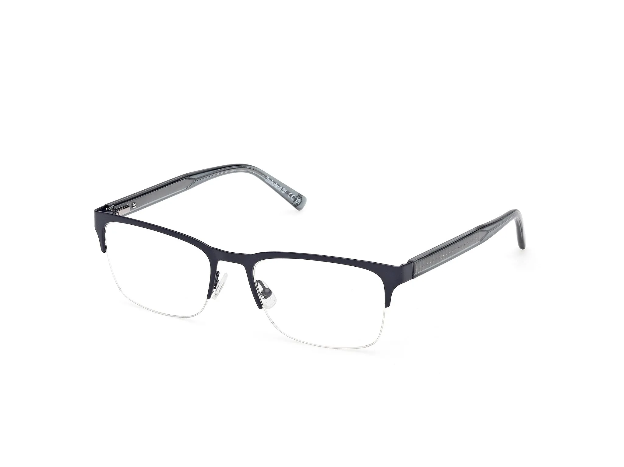 Timberland TB50083 091 Montature da vista Metallo Blu Squadrata Normale - immagine 1