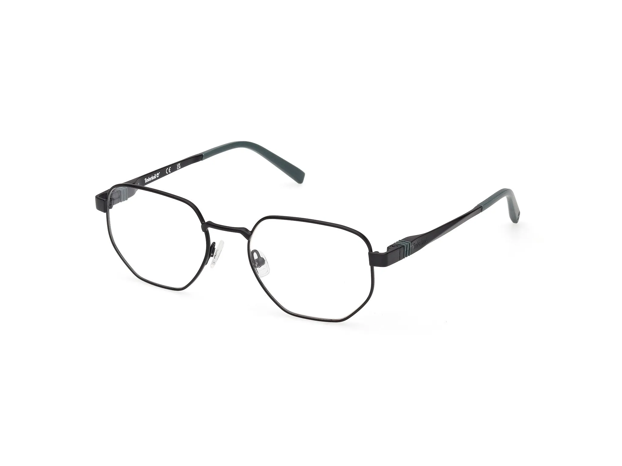 Timberland TB50082 002 Montature da vista Metallo Nero Geometrica Normale - immagine 1