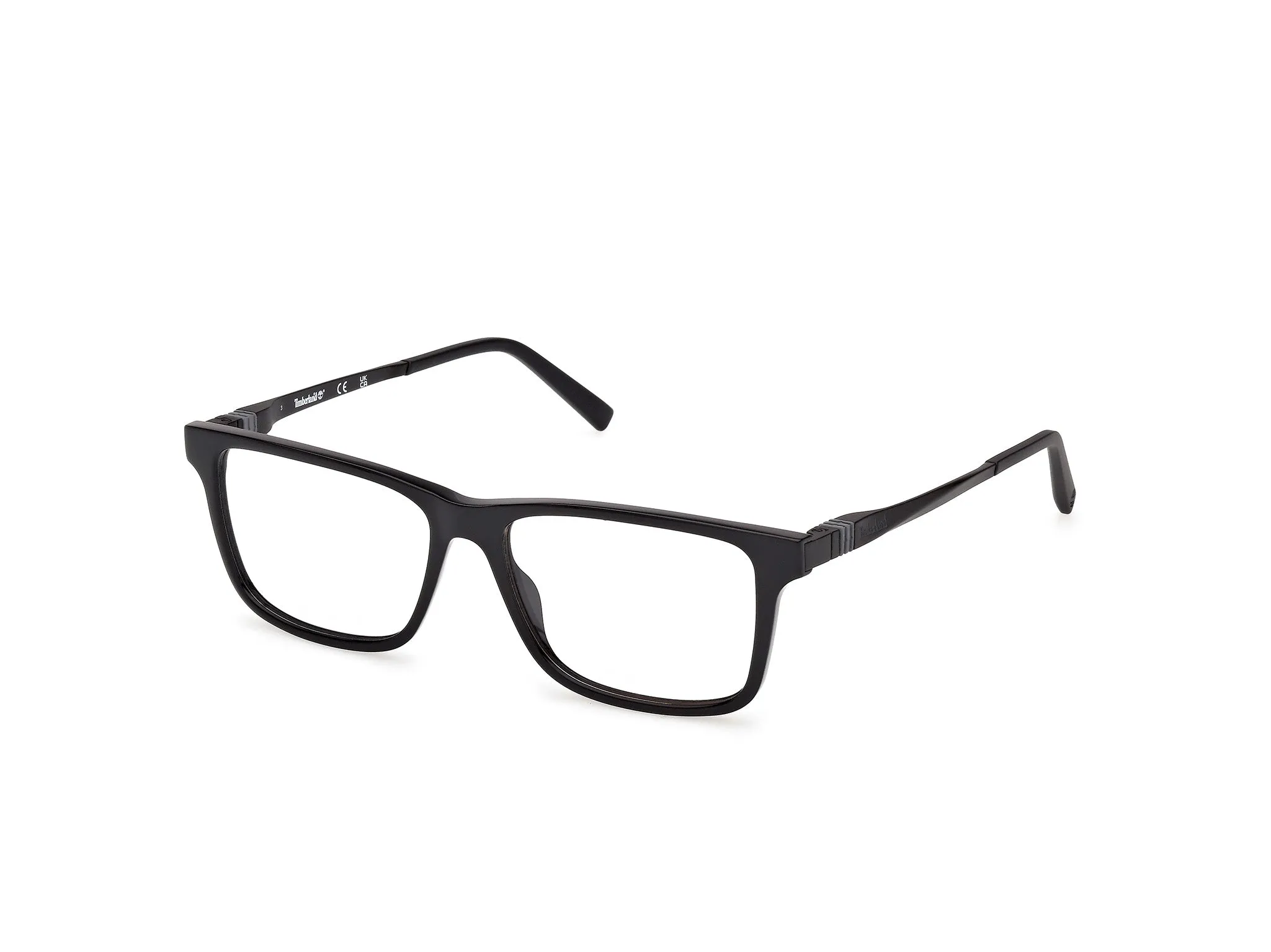 Timberland TB50080 001 Montature da vista Iniettato Nero Squadrata Normale - immagine 1