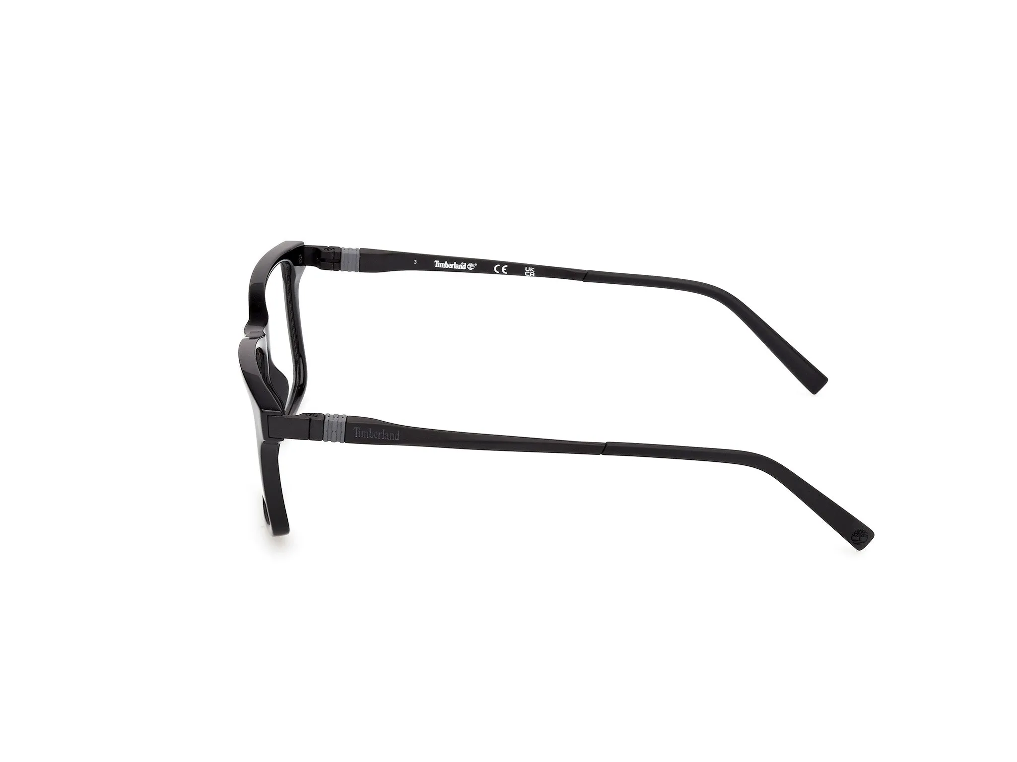Timberland TB50080 001 Montature da vista Iniettato Nero Squadrata Normale - immagine 3
