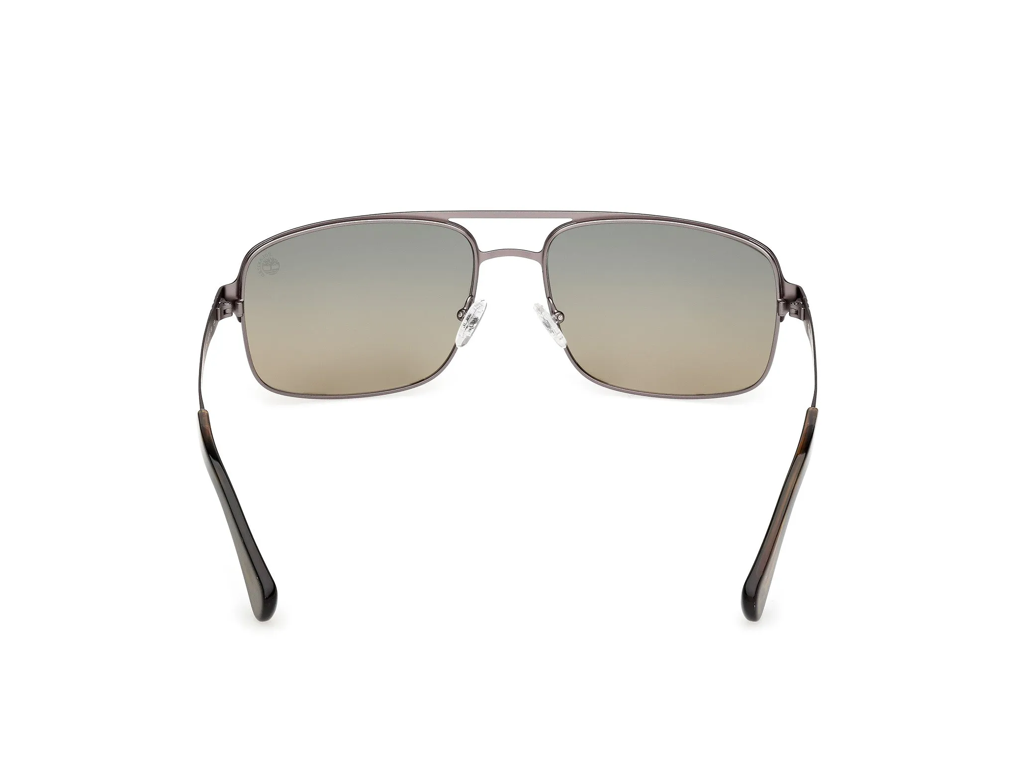Timberland TB00065 09R Occhiali da sole Metallo Canna di fucile Verde Squadrata Polarizzata - immagine 4