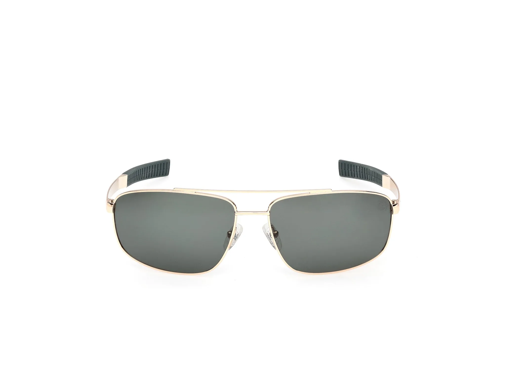 Timberland TB00061 32R Occhiali da sole Metallo Oro Verde Squadrata Polarizzata - immagine 2