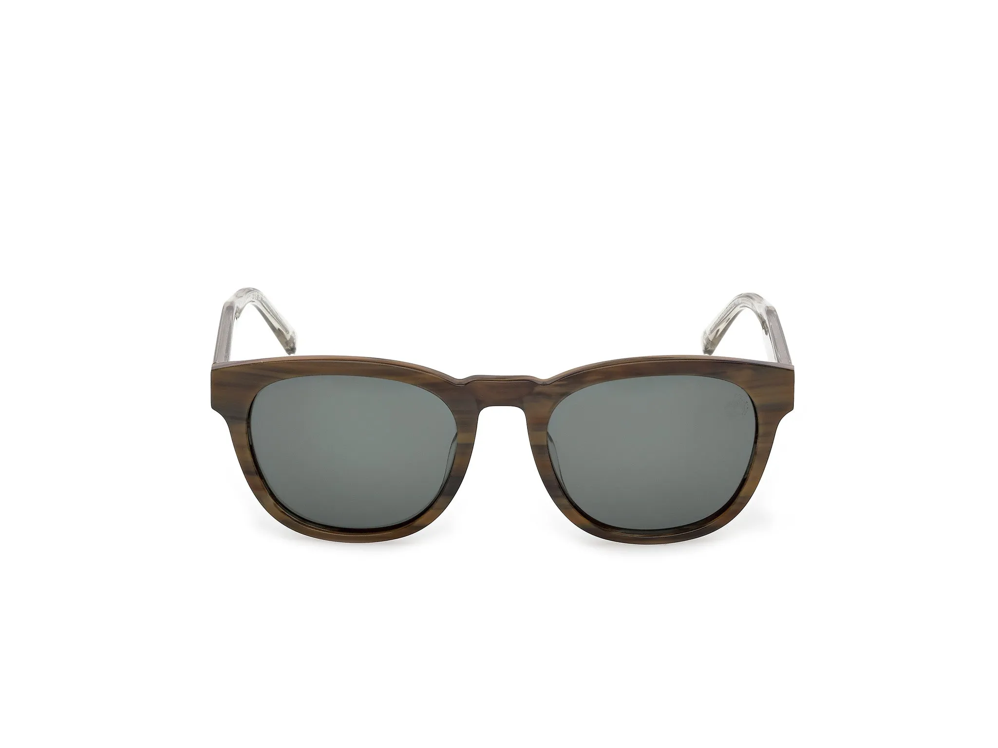 Timberland TB00060 96R Occhiali da sole Acetato Verde Verde Rotonda Polarizzata - immagine 2