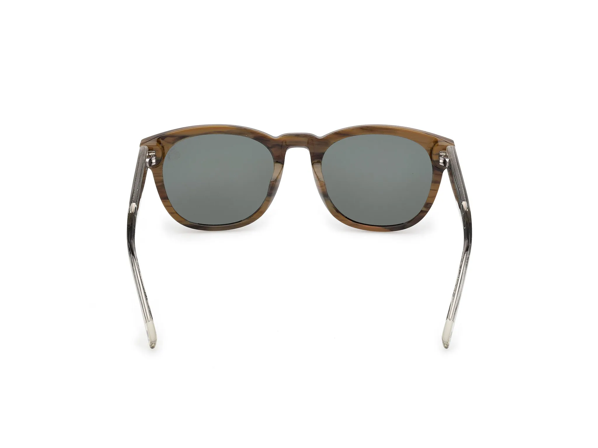Timberland TB00060 96R Occhiali da sole Acetato Verde Verde Rotonda Polarizzata - immagine 4