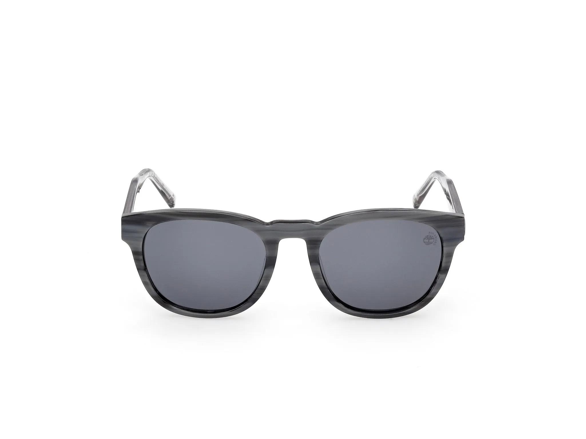 Timberland TB00060 90D Occhiali da sole Acetato Azzurro Fumo Rotonda Polarizzata - immagine 2