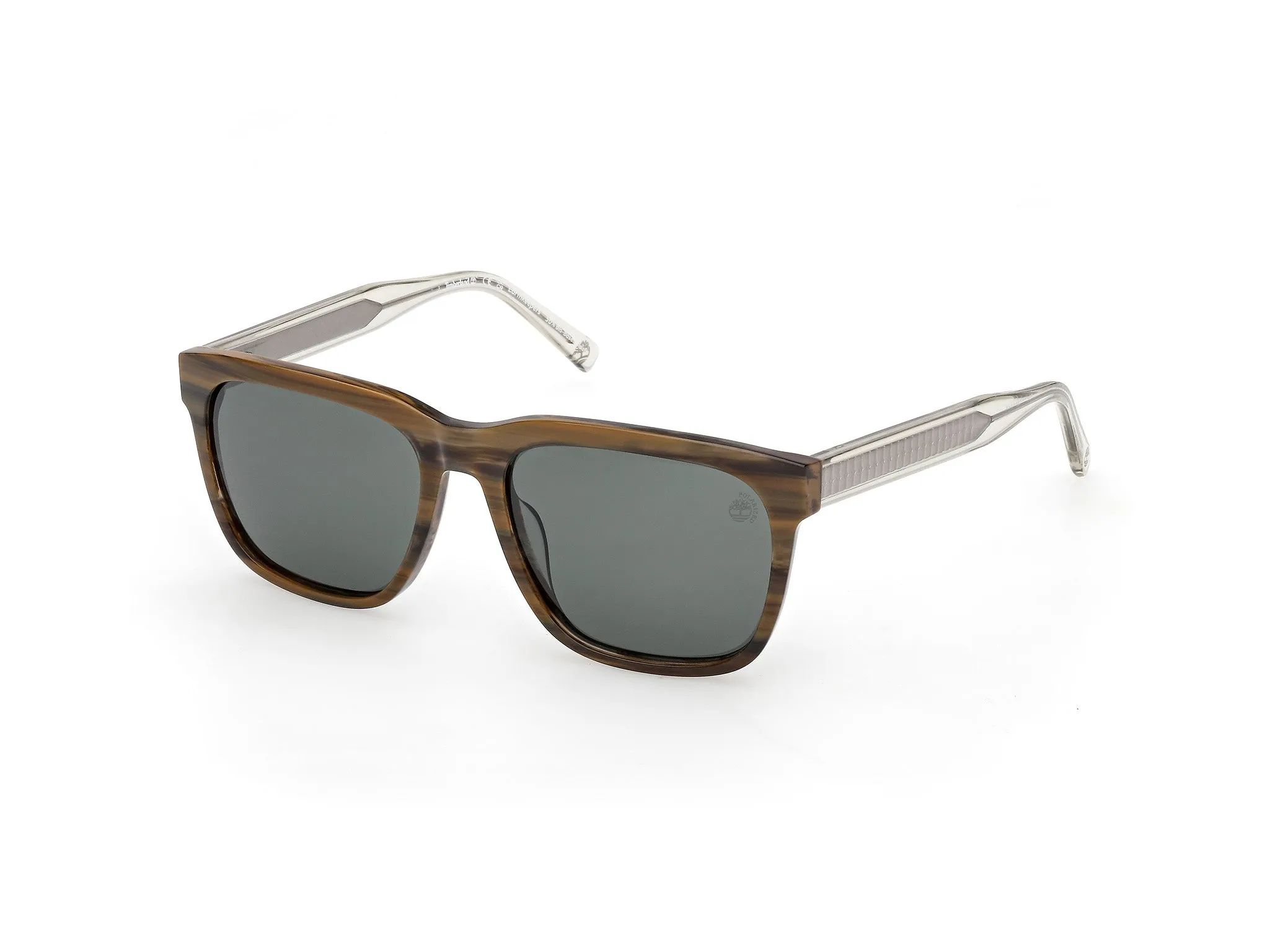 Timberland TB00059 96R Occhiali da sole Acetato Verde Verde Squadrata Polarizzata - immagine 1