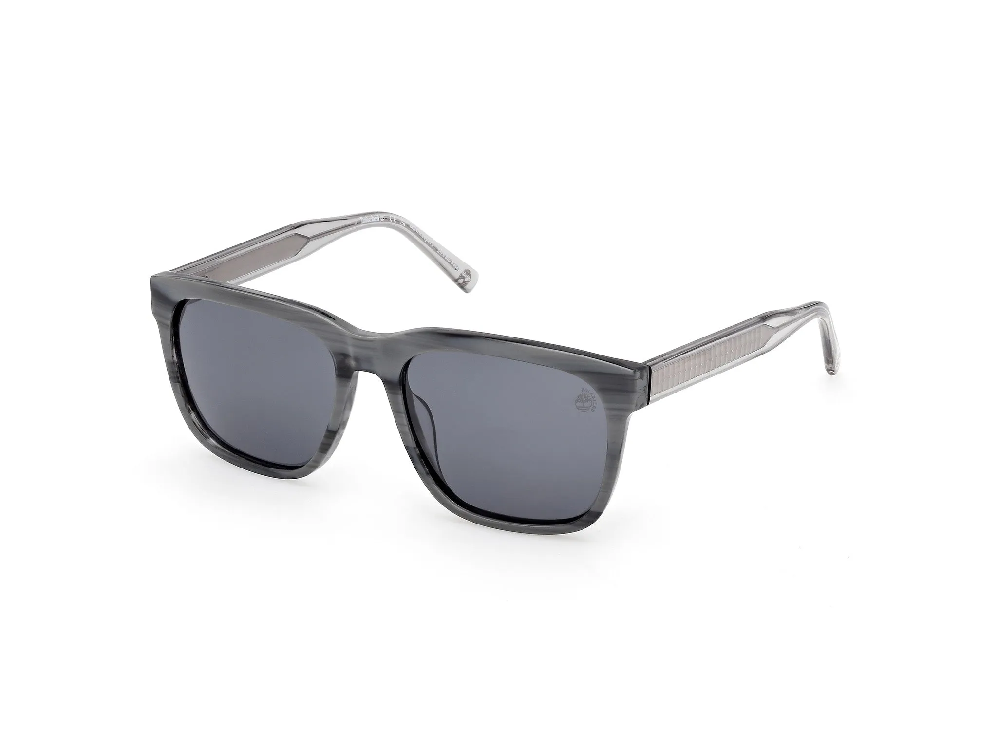 Timberland TB00059 90D Occhiali da sole Acetato Azzurro Fumo Squadrata Polarizzata - immagine 1