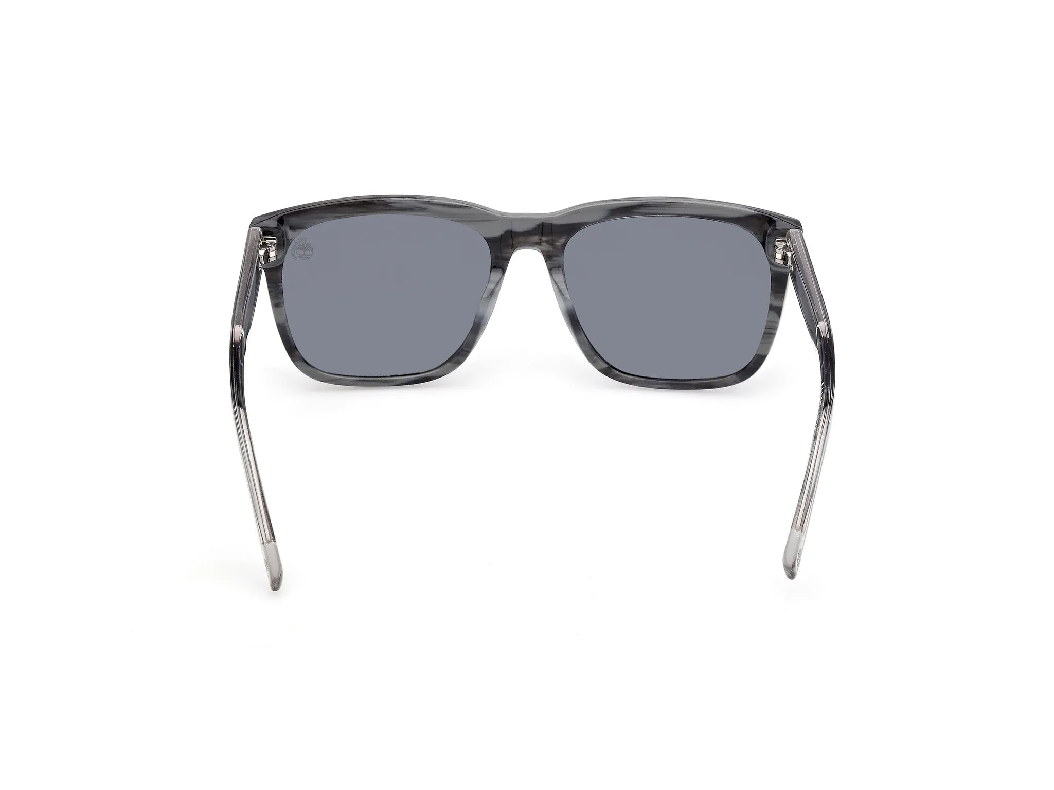 Timberland TB00059 90D Occhiali da sole Acetato Azzurro Fumo Squadrata Polarizzata - immagine 4