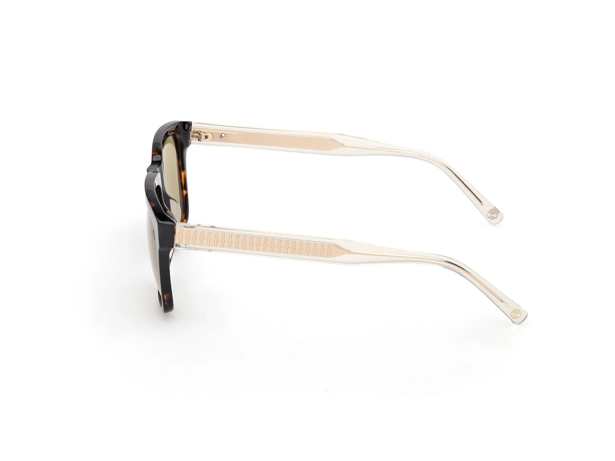 Timberland TB00059 52H Occhiali da sole Acetato Havana Marrone Squadrata Polarizzata - immagine 3
