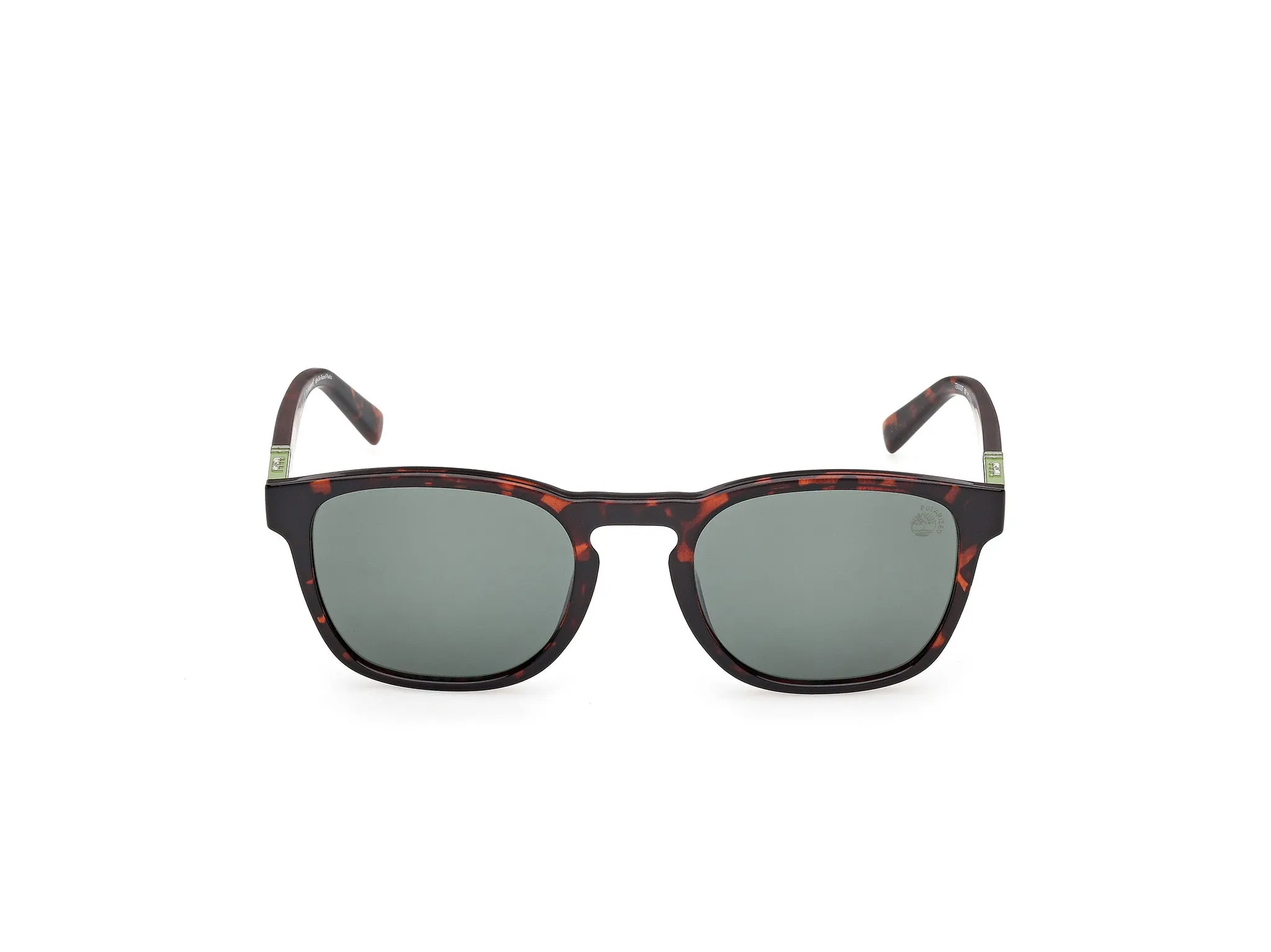 Timberland TB00007 56R Occhiali da sole Iniettato Havana Verde Rotonda Polarizzata - immagine 2