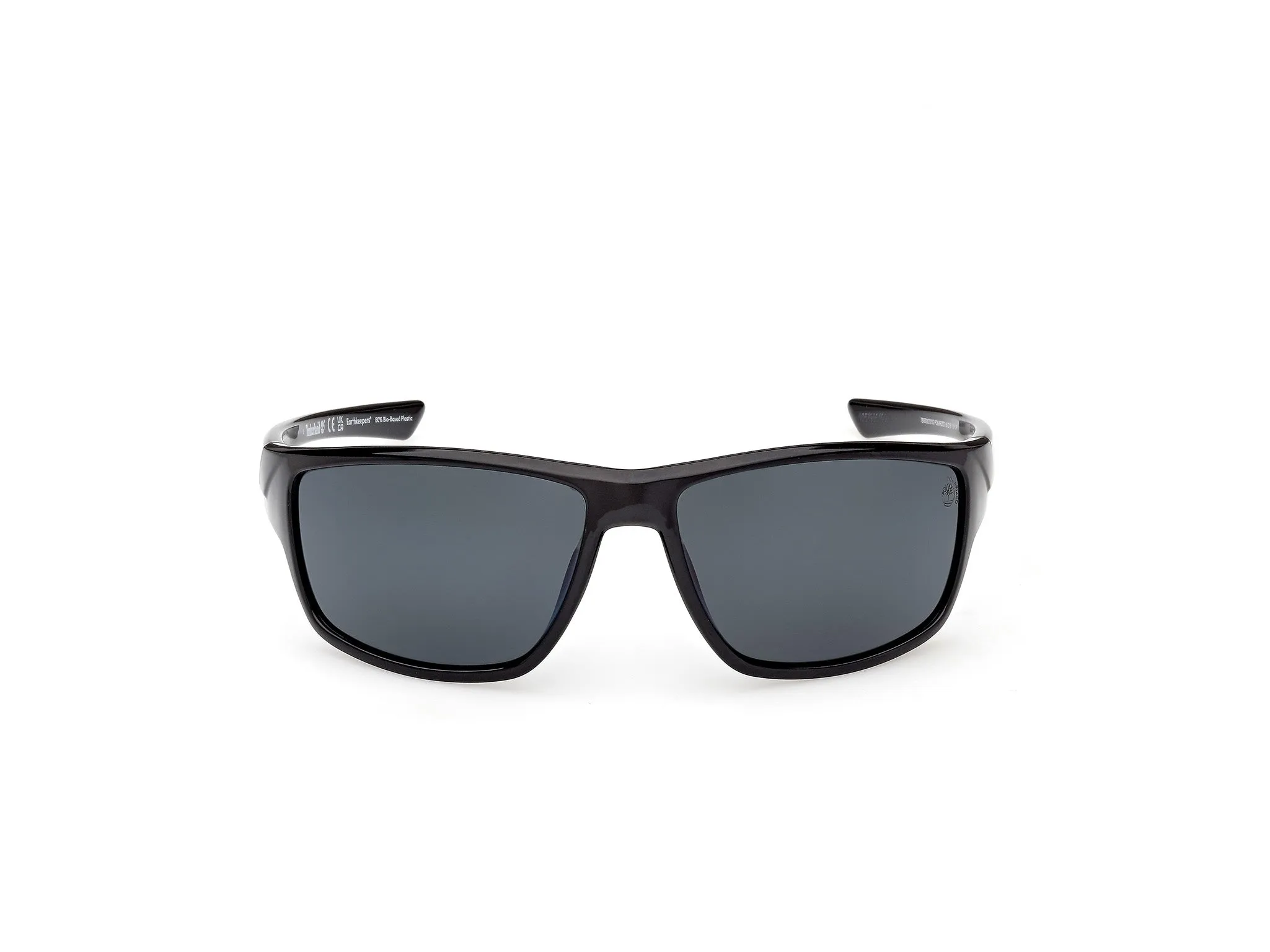 Timberland TB00003 01D Occhiali da sole Iniettato Nero Fumo Squadrata Polarizzata - immagine 2