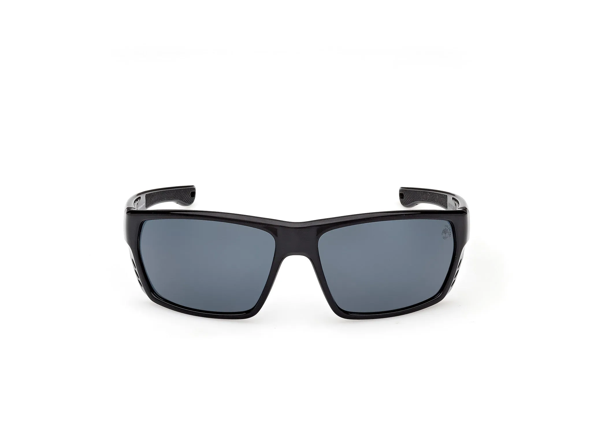 Timberland TB00002 05D Occhiali da sole Iniettato Nero Blu Squadrata Polarizzata - immagine 2