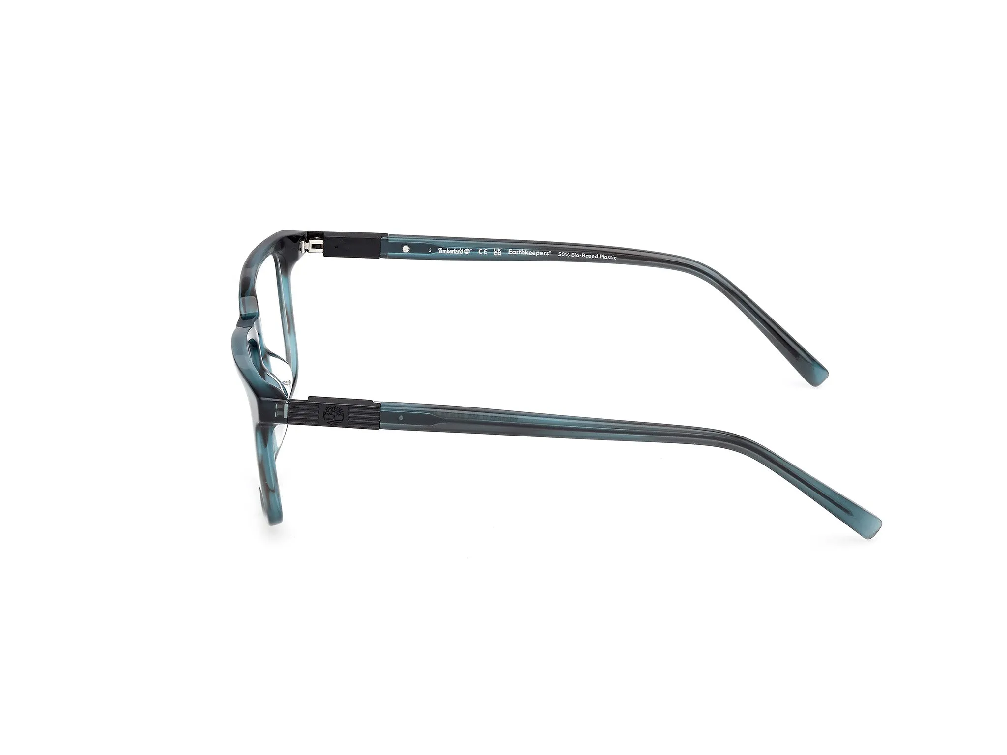 Timberland TB50072-H 092 Montature da vista Acetato Azzurro Squadrata Normale - immagine 3