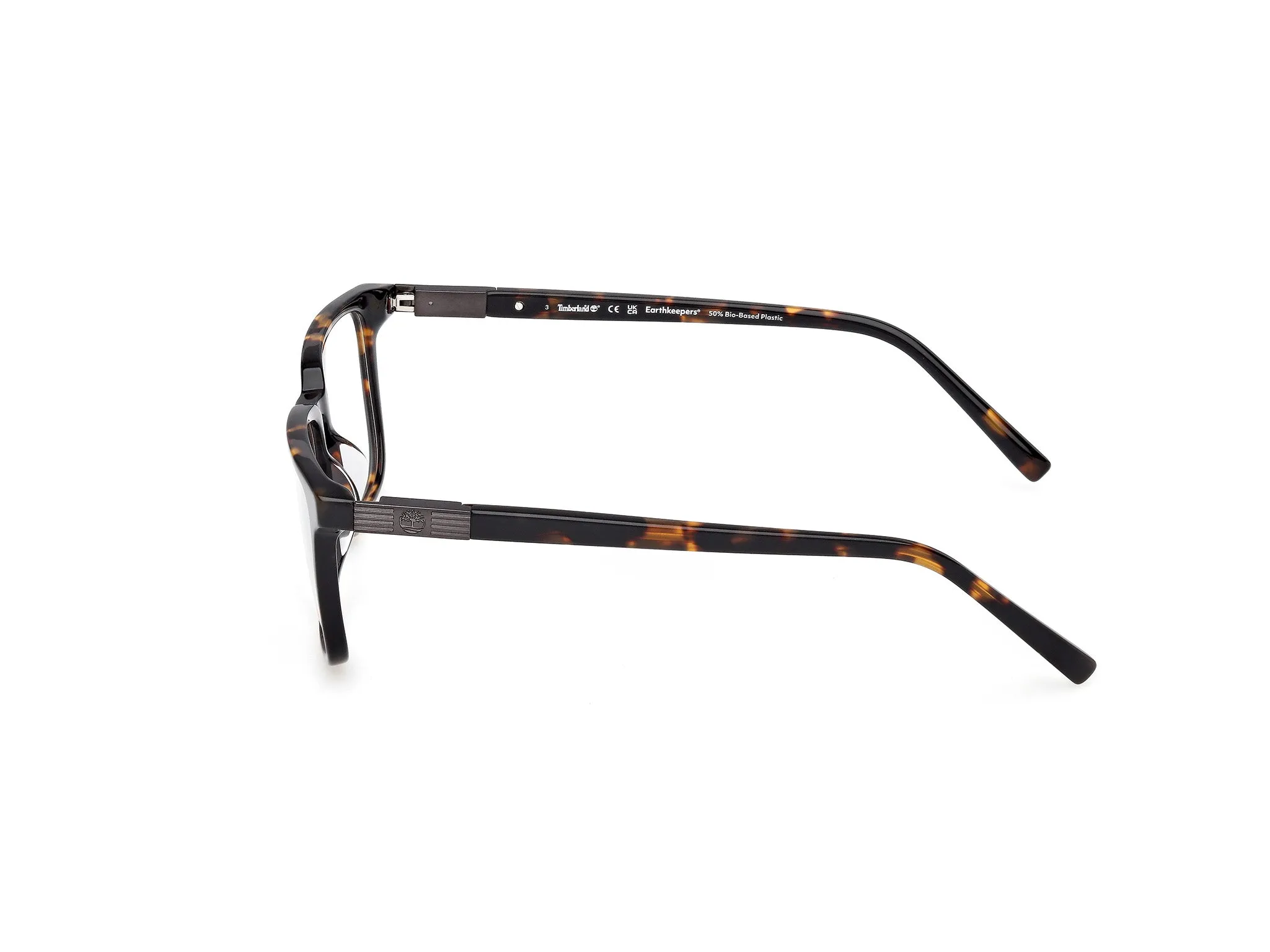 Timberland TB50072-H 052 Montature da vista Acetato Havana Squadrata Normale - immagine 3