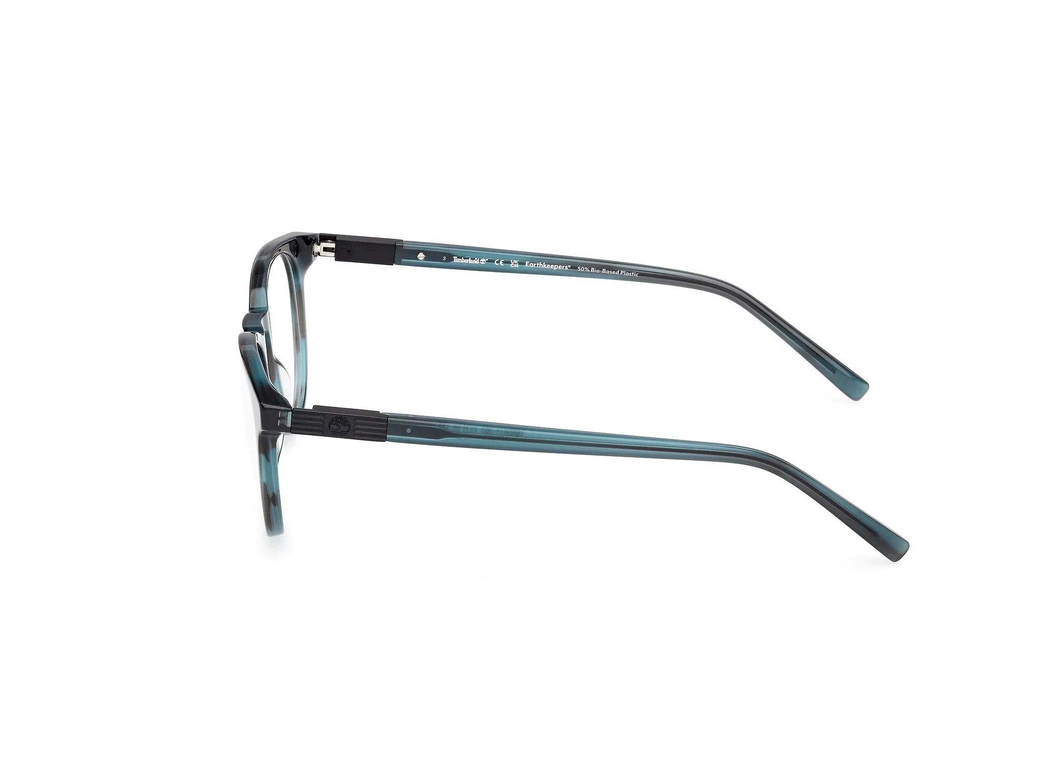 Timberland TB50071 092 Montature da vista Acetato Azzurro Rotonda Normale - immagine 3