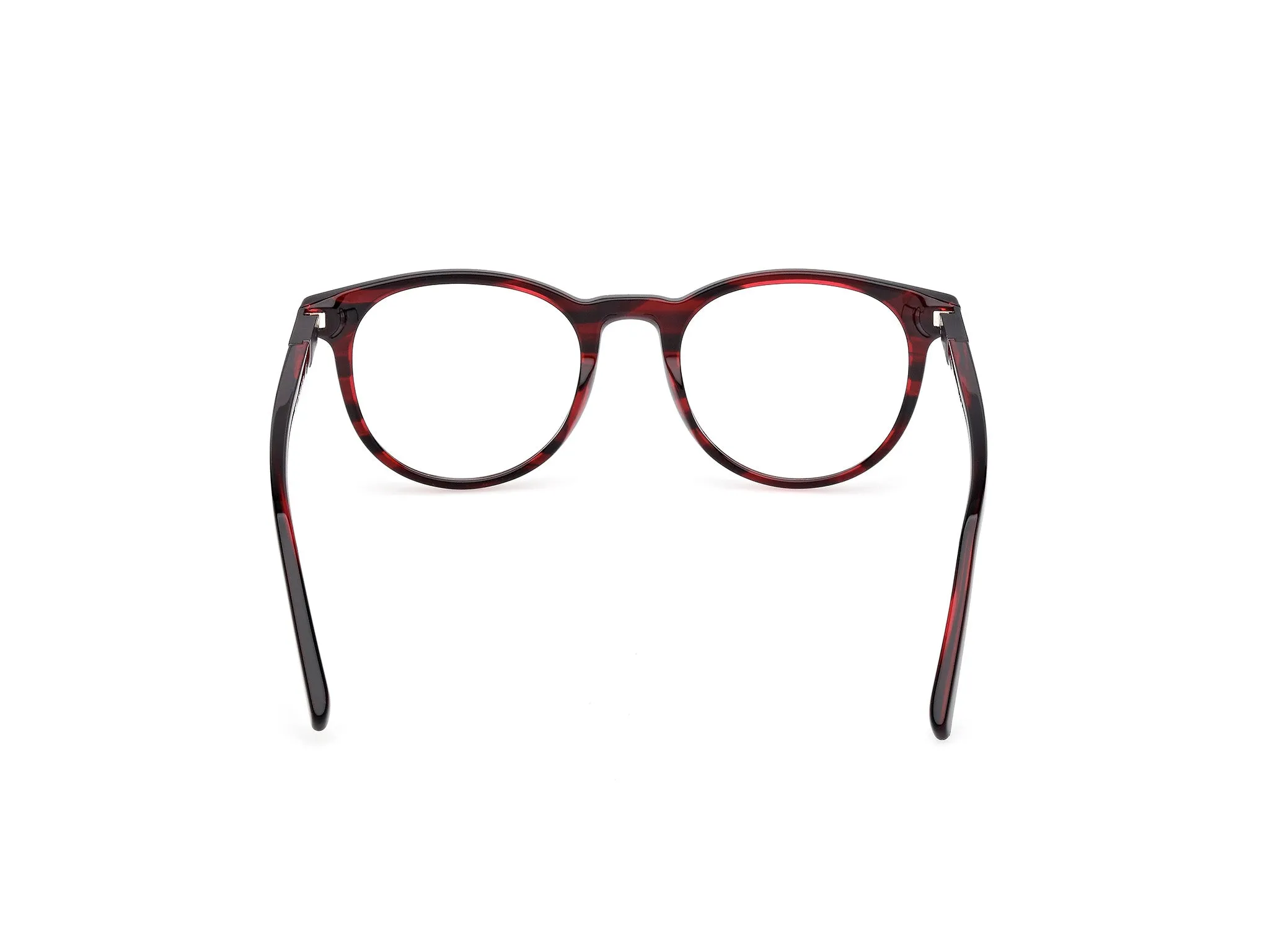 Timberland TB50071 066 Montature da vista Acetato Rosso Rotonda Normale - immagine 4