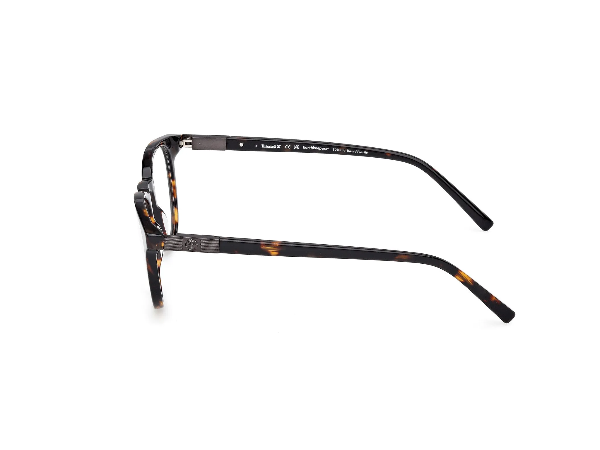 Timberland TB50071 052 Montature da vista Acetato Havana Rotonda Normale - immagine 3