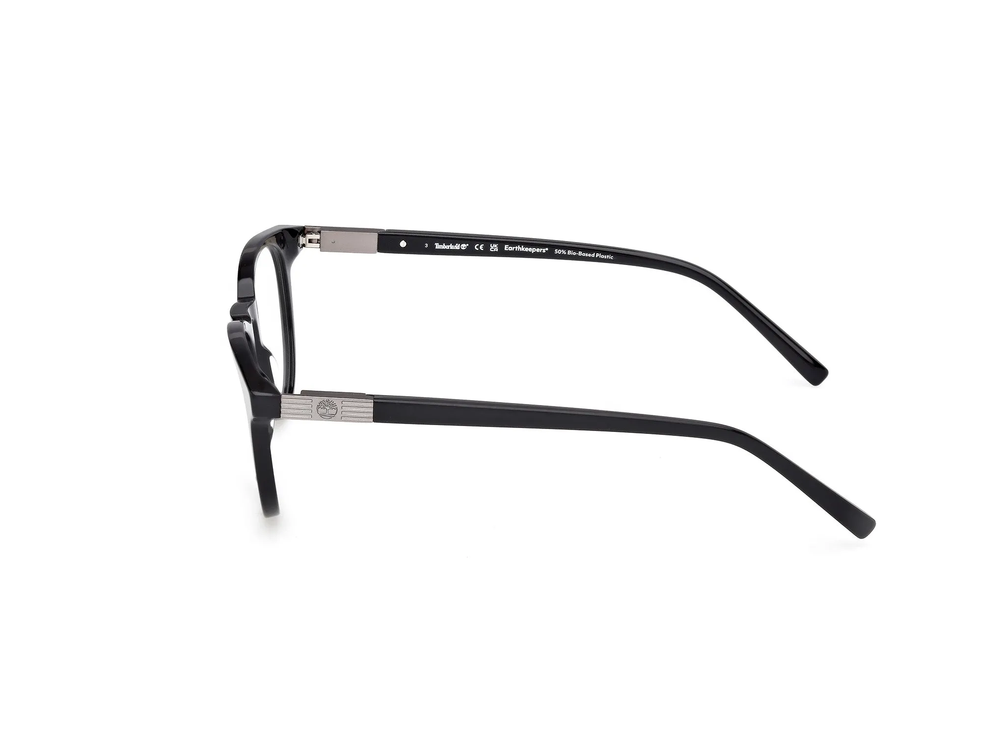 Timberland TB50071 001 Montature da vista Acetato Nero Rotonda Normale - immagine 3