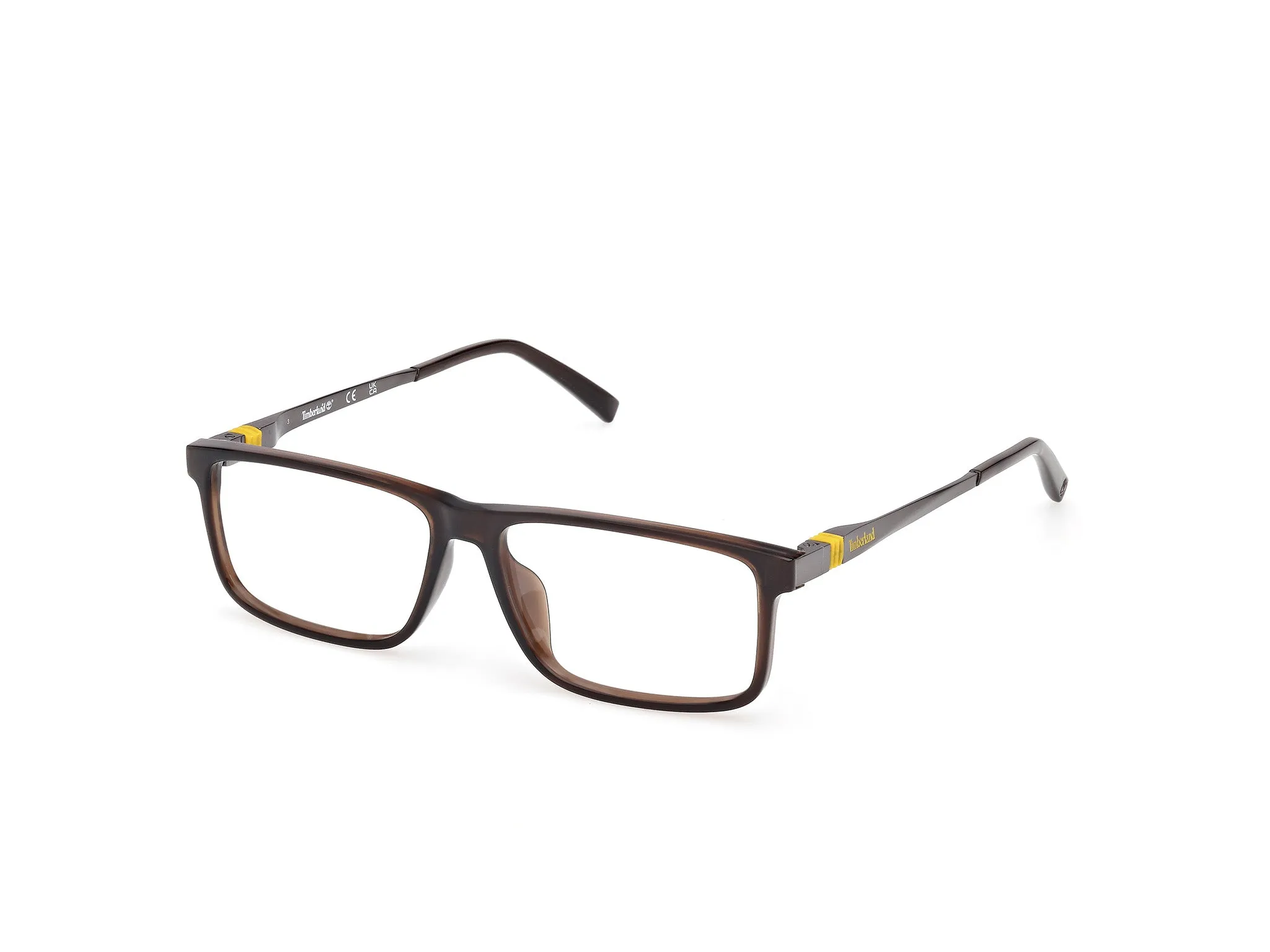 Timberland TB50069-H 048 Montature da vista Iniettato Marrone Squadrata Normale - immagine 1