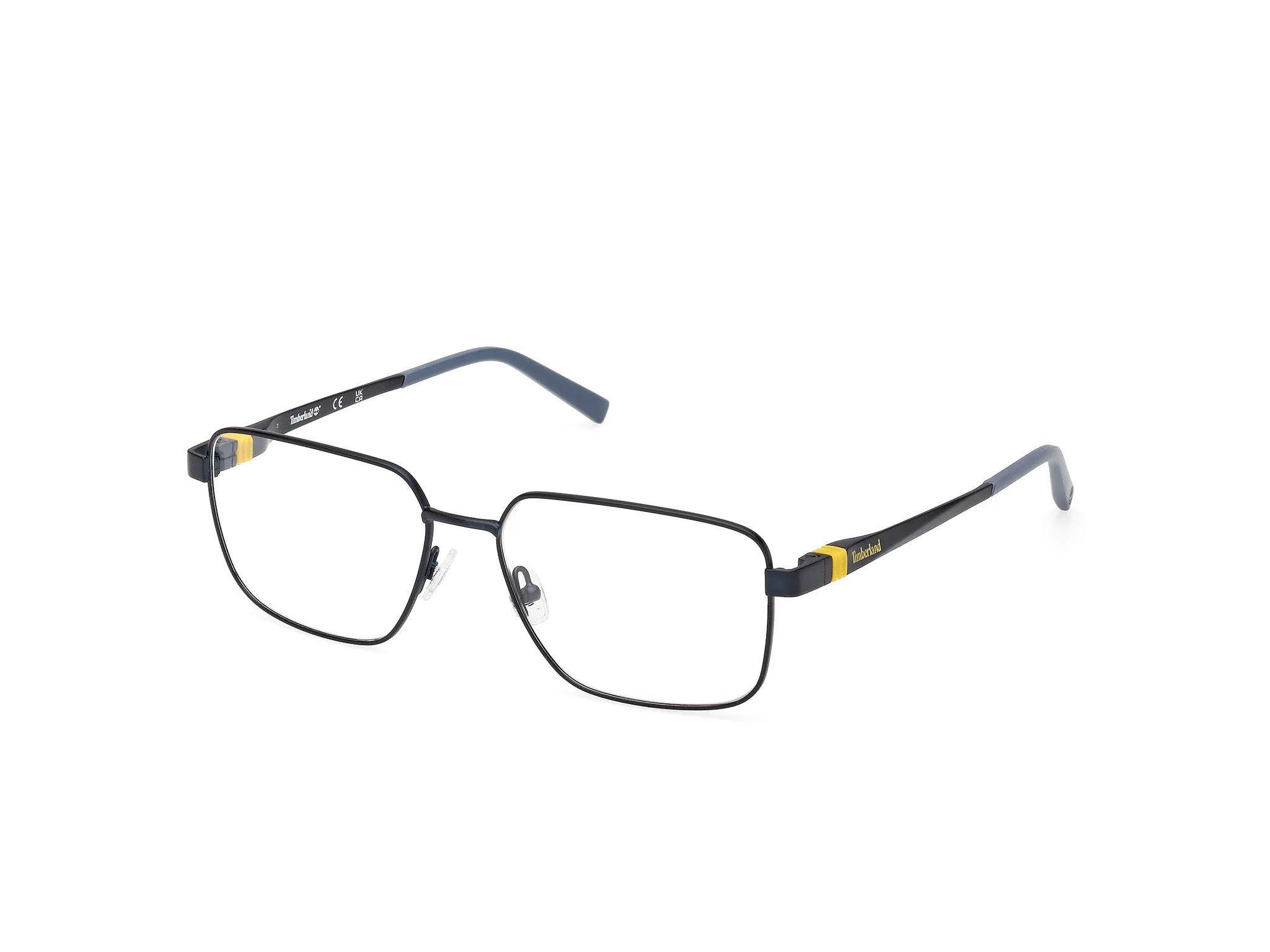 Timberland TB50068 091 Montature da vista Metallo Blu Squadrata Normale - immagine 1