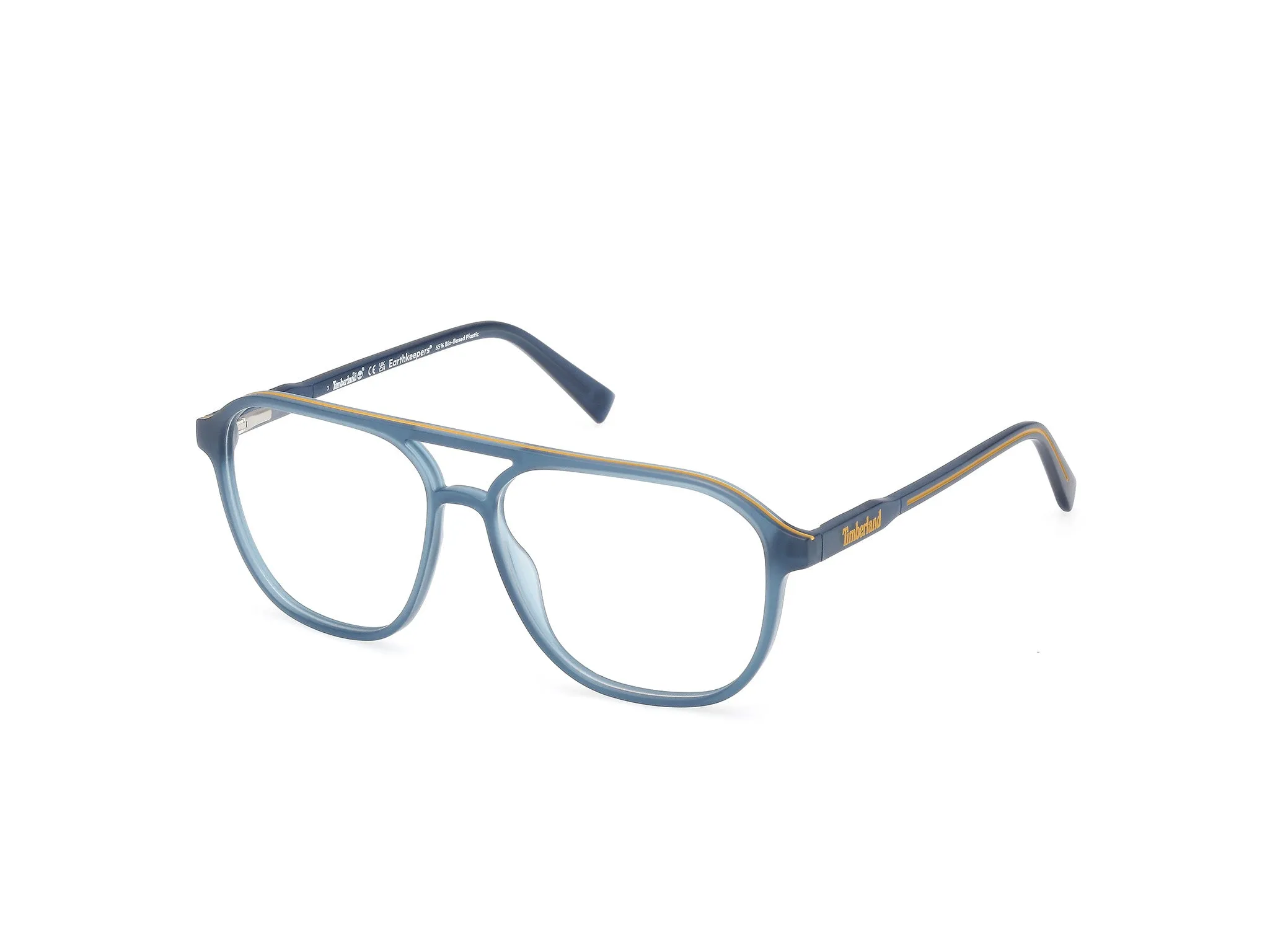 Timberland TB50067 091 Montature da vista Iniettato Blu Squadrata Normale - immagine 1