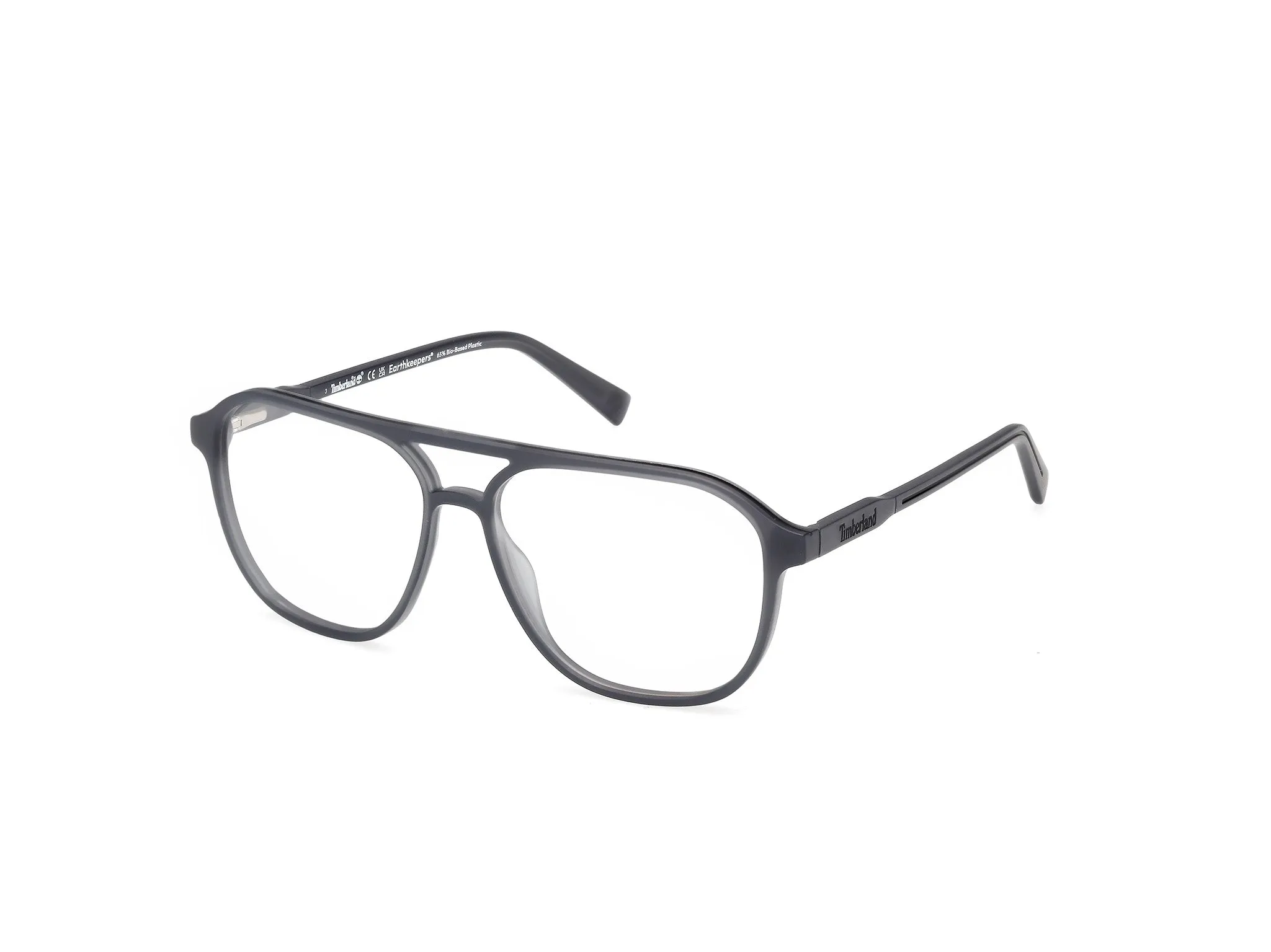 Timberland TB50067 020 Montature da vista Iniettato Grigio Squadrata Normale - immagine 1