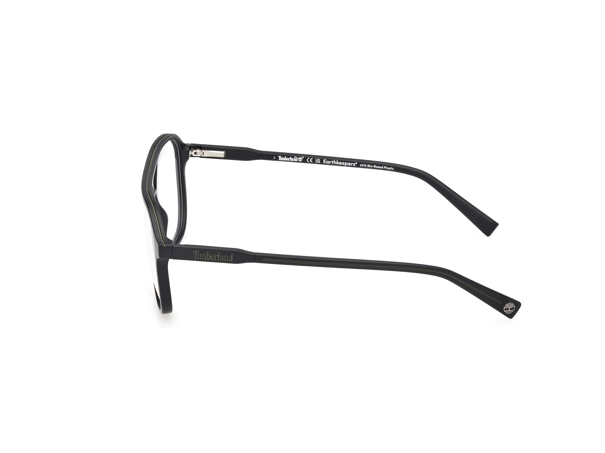 Timberland TB50067 002 Montature da vista Iniettato Nero Squadrata Normale - immagine 3