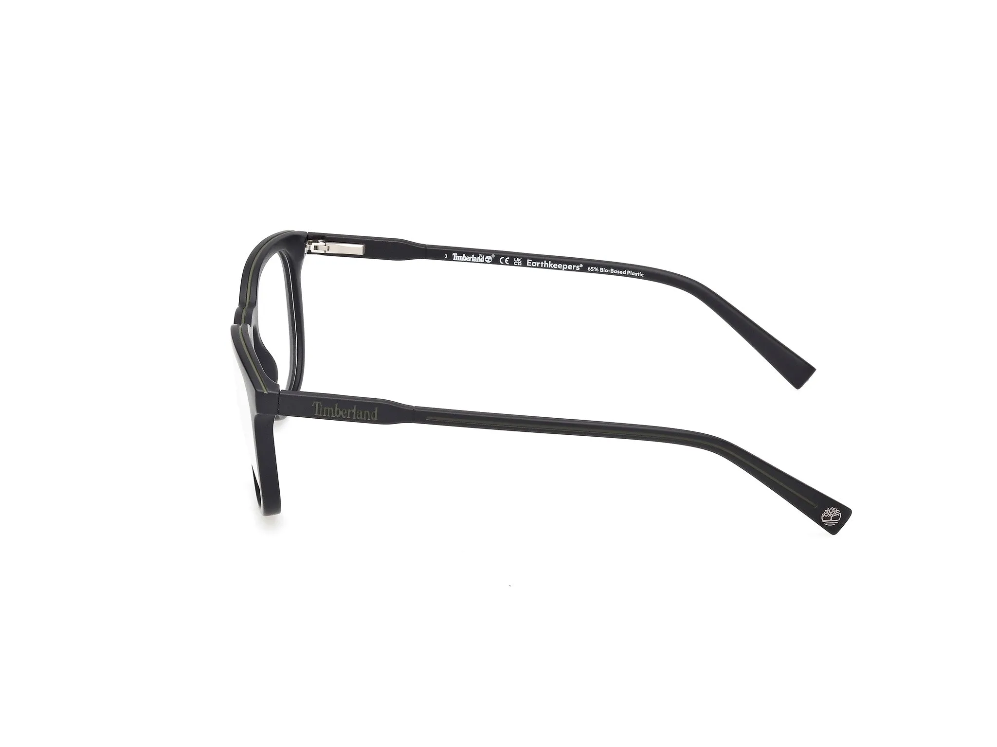 Timberland TB50066 002 Montature da vista Iniettato Nero Rotonda Normale - immagine 3