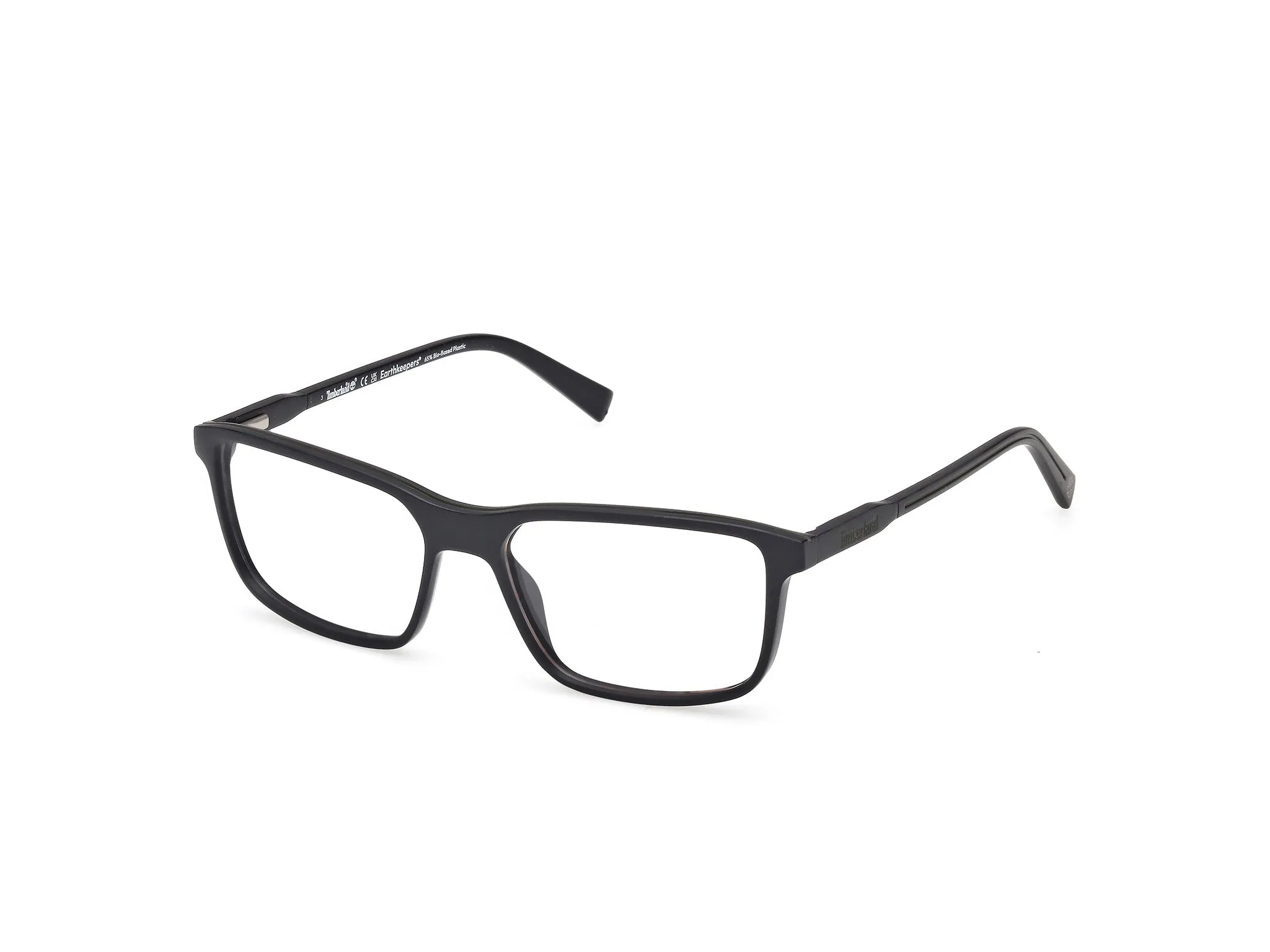 Timberland TB50065 002 Montature da vista Iniettato Nero Squadrata Normale - immagine 1
