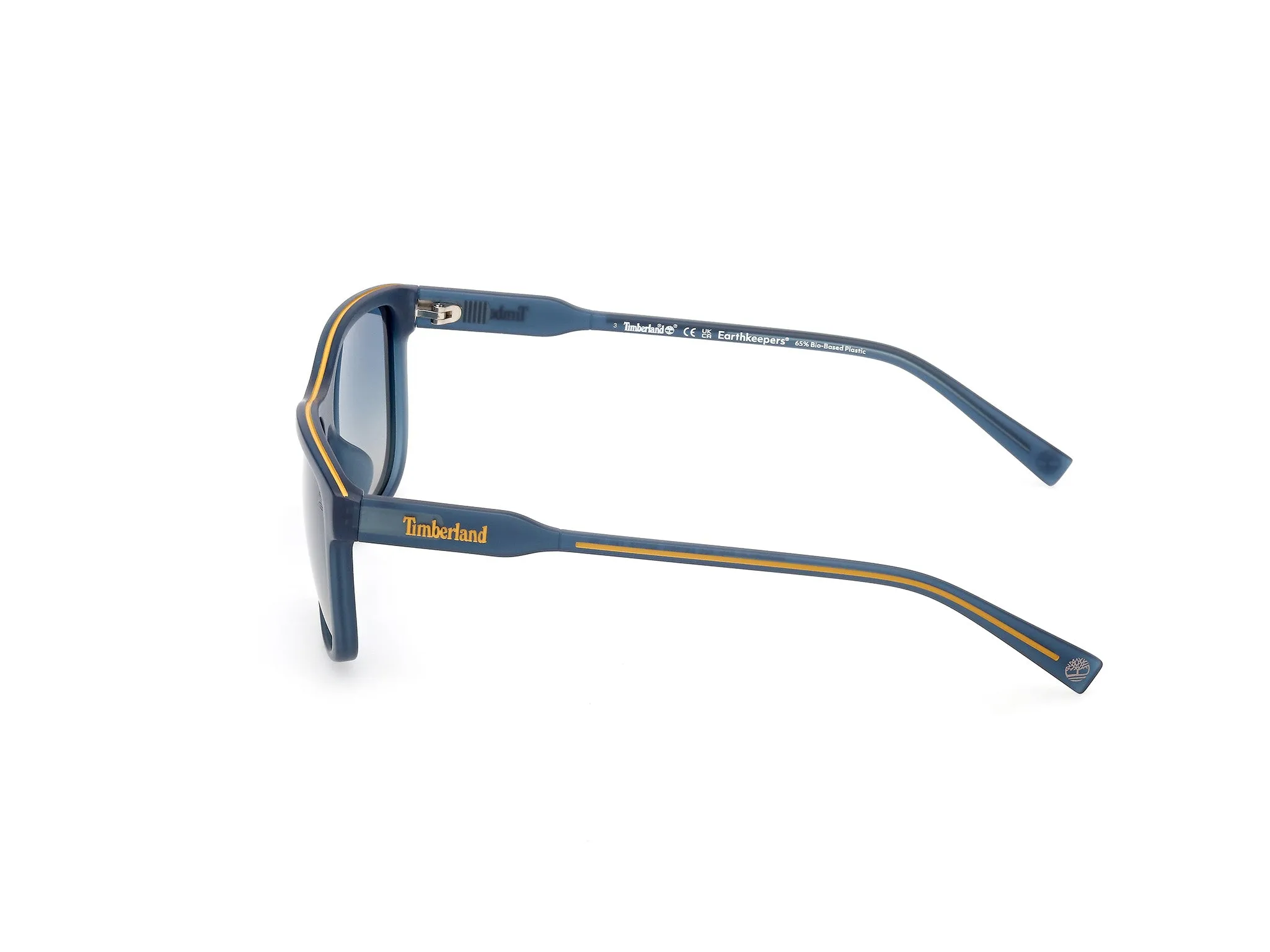 Timberland TB00052-H 91D Occhiali da sole Iniettato Blu Blu Squadrata Polarizzata - immagine 3