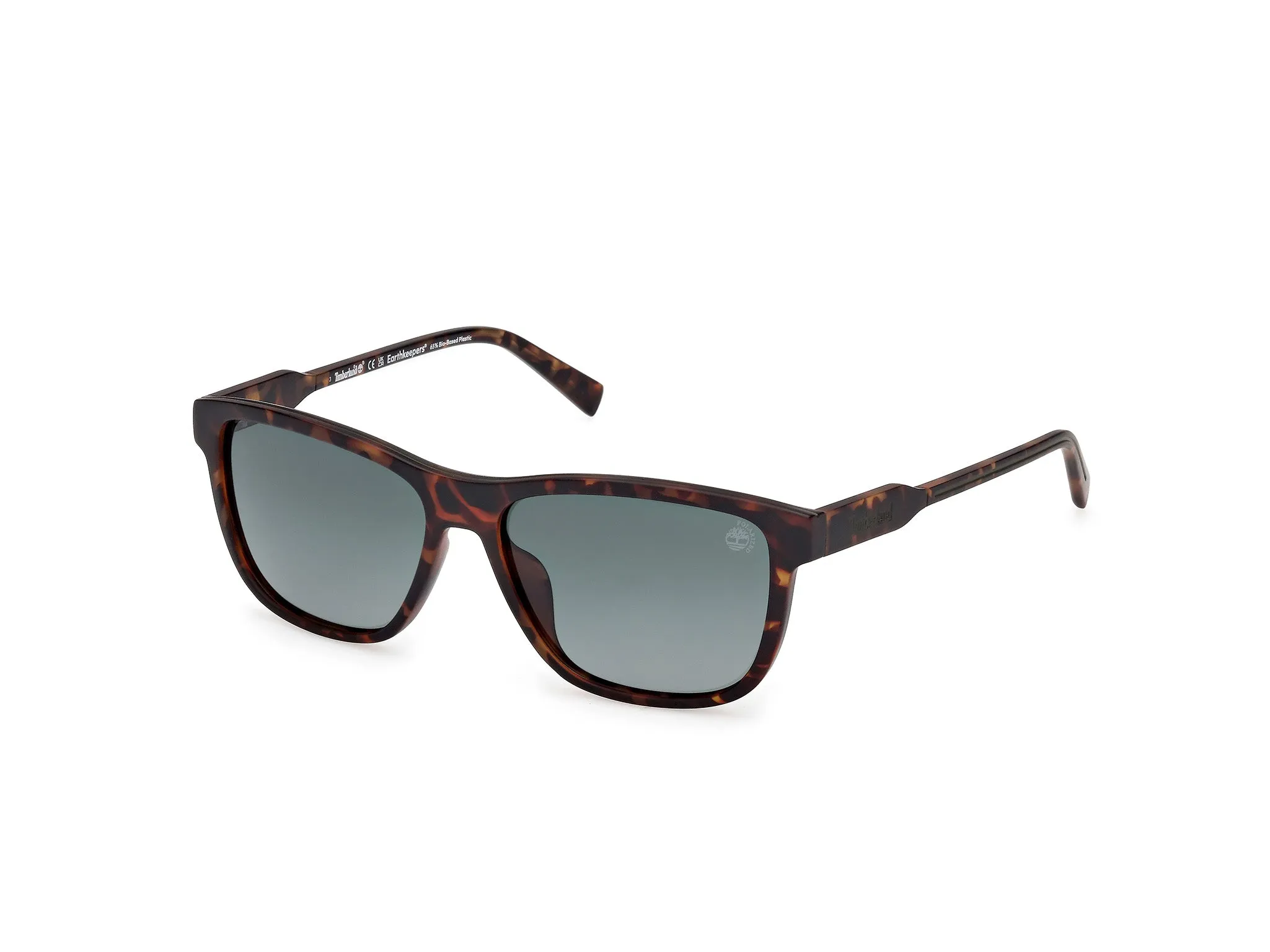 Timberland TB00052-H 52D Occhiali da sole Iniettato Havana Fumo Squadrata Polarizzata - immagine 1
