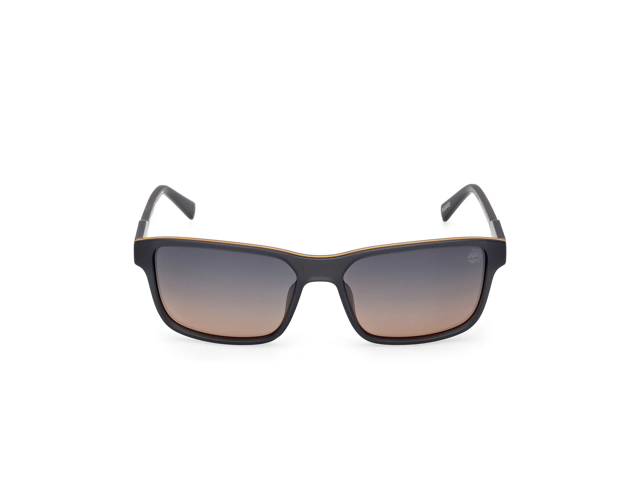 Timberland TB00051 20H Occhiali da sole Iniettato Grigio Marrone Squadrata Polarizzata - immagine 2
