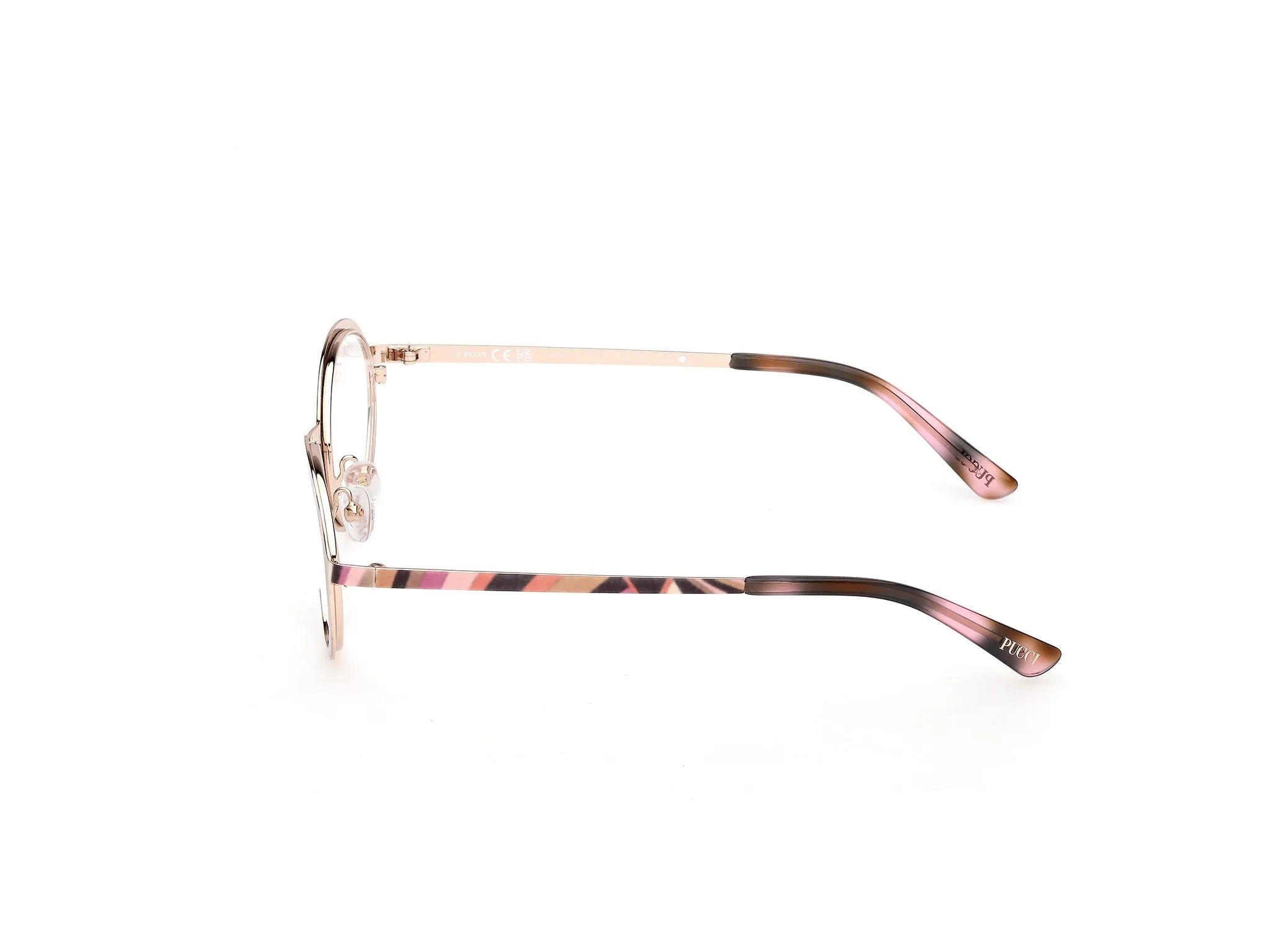 Emilio Pucci EP5277 099 Montature da vista Metallo Multi-colore Rotonda Normale - immagine 3