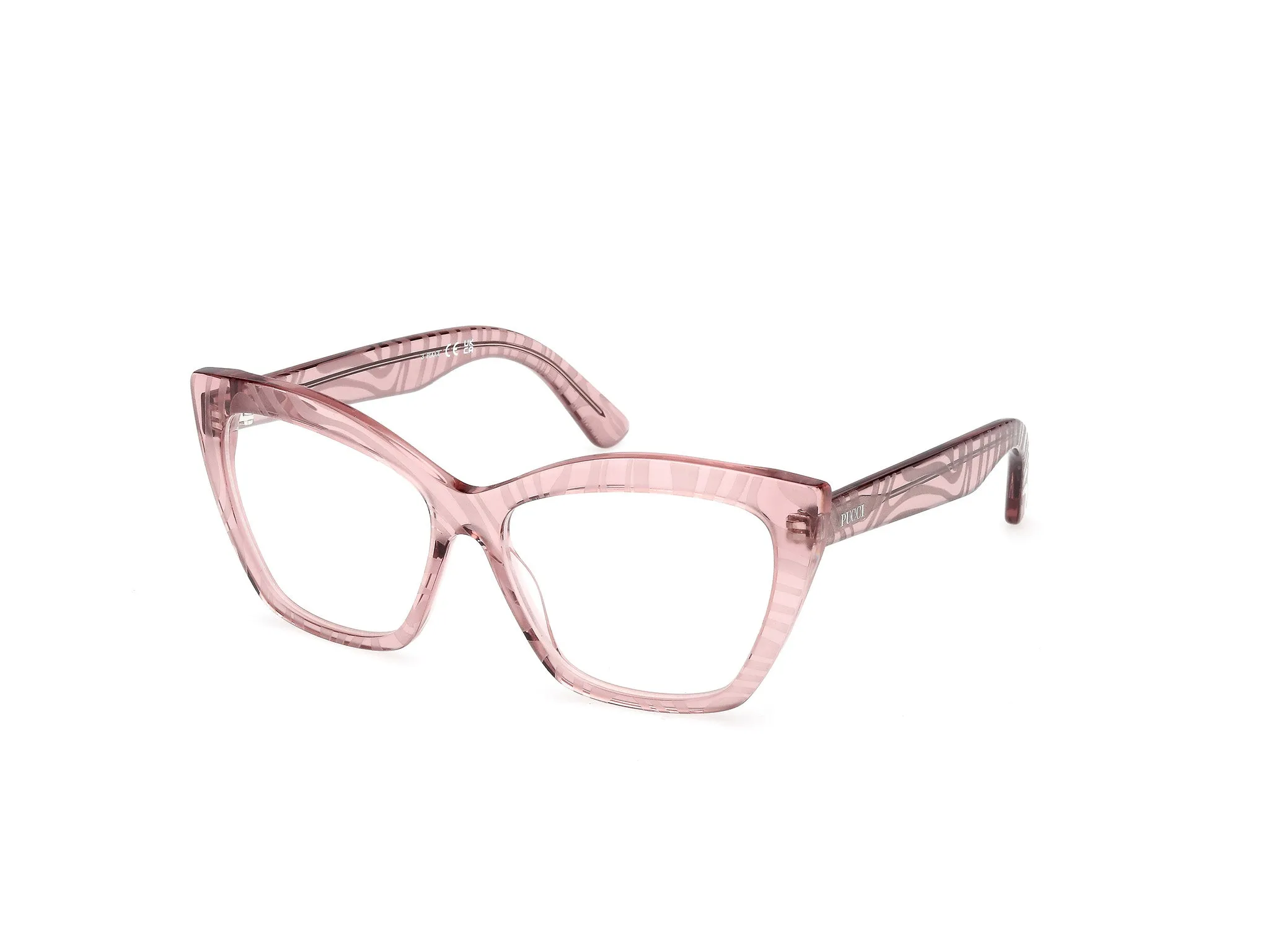 Emilio Pucci EP5275 072 Montature da vista Acetato Rosa Cat Eye Normale - immagine 1