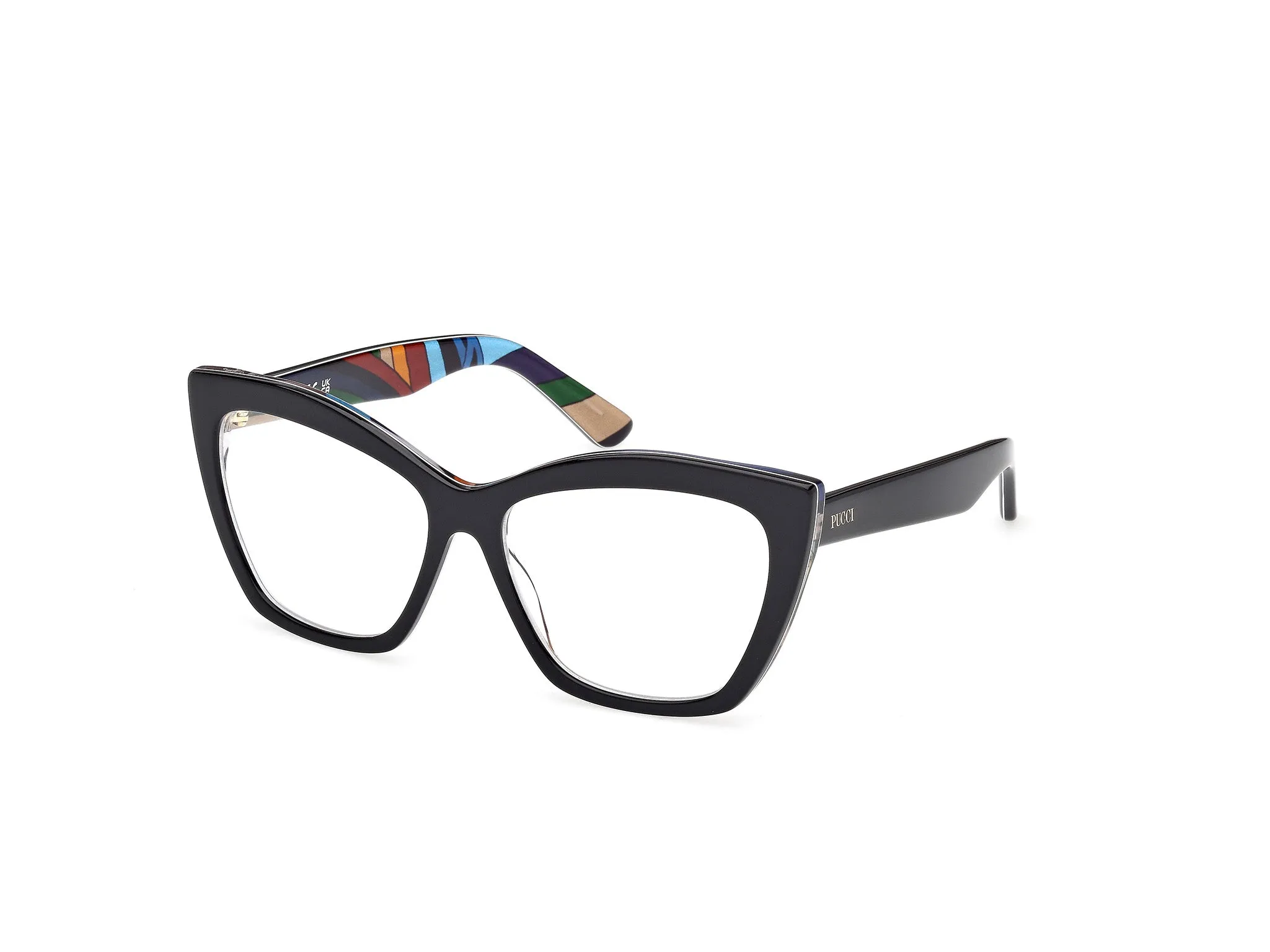 Emilio Pucci EP5275 055 Montature da vista Acetato Havana Cat Eye Normale - immagine 1