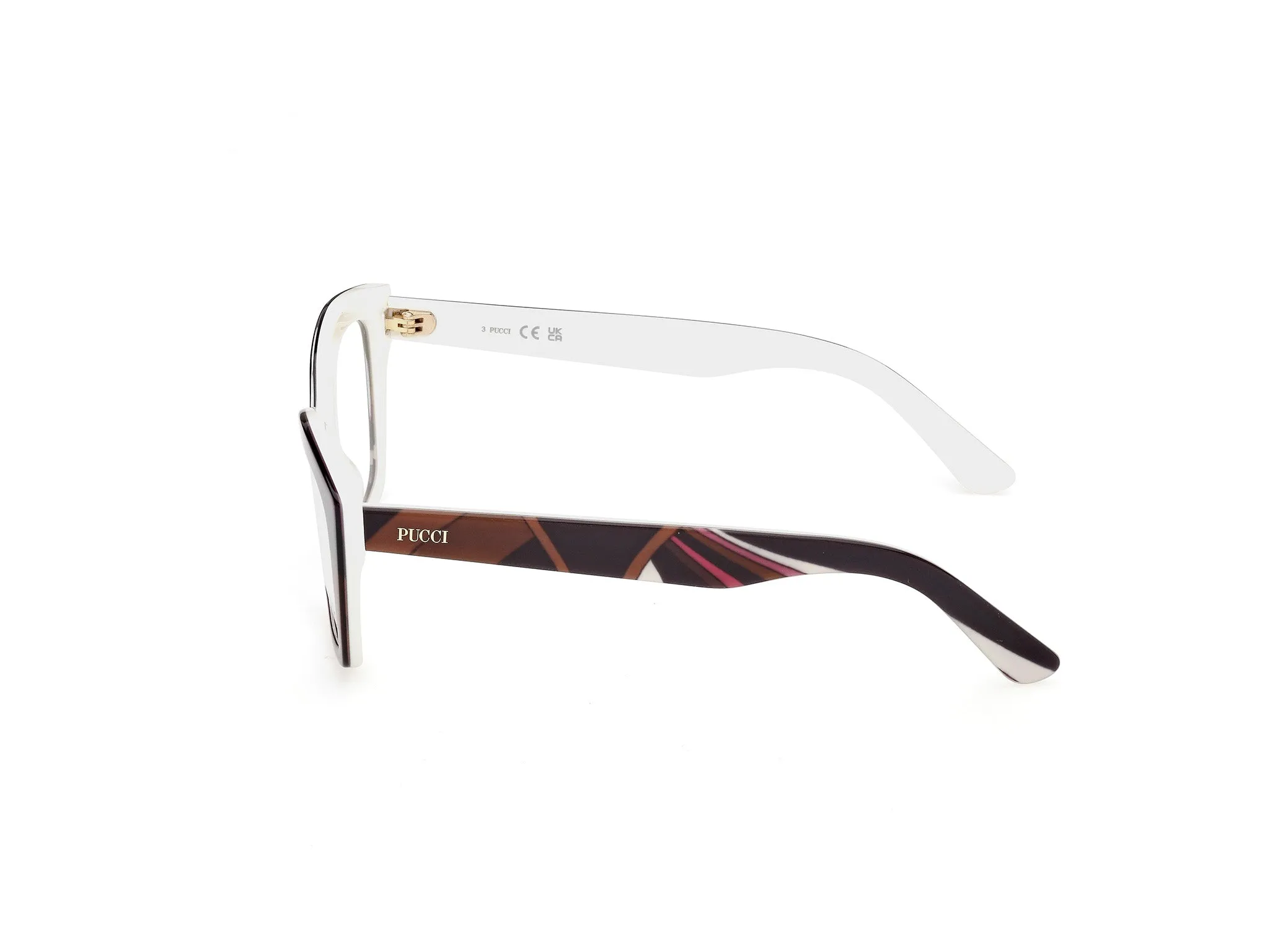 Emilio Pucci EP5274 099 Montature da vista Acetato Multi-colore Squadrata Normale - immagine 3
