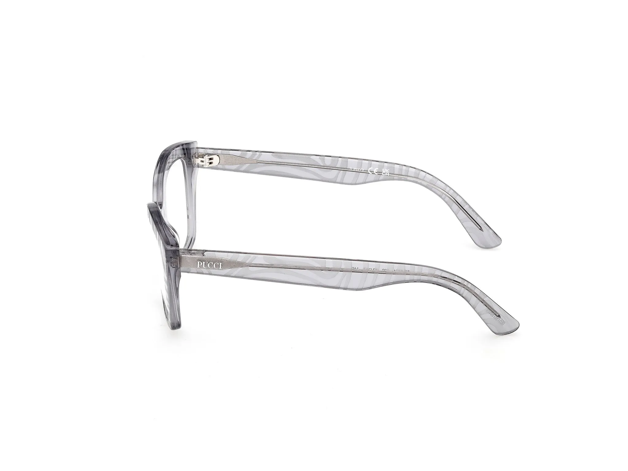 Emilio Pucci EP5274 020 Montature da vista Acetato Grigio Squadrata Normale - immagine 3