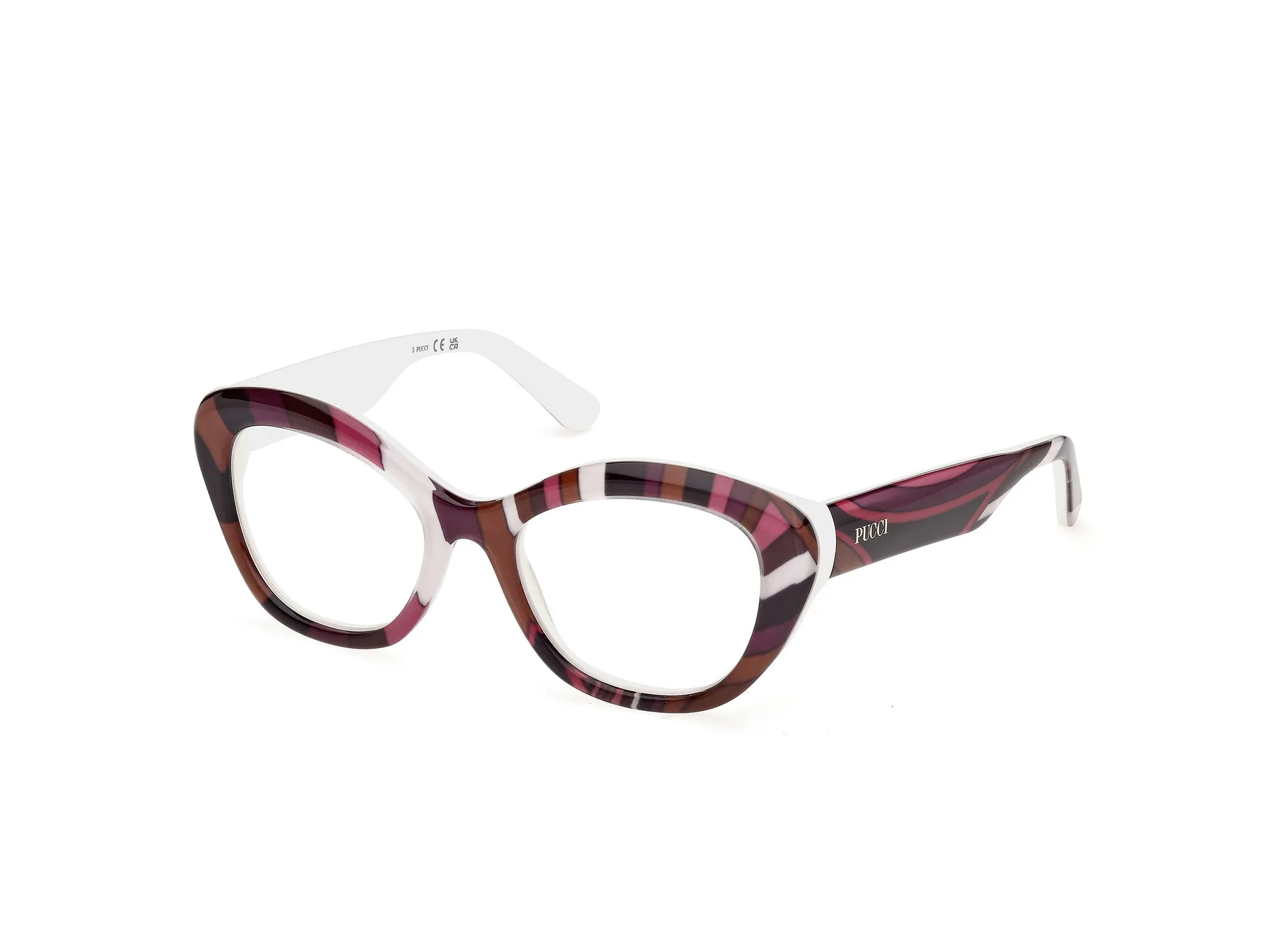 Emilio Pucci EP5272 099 Montature da vista Acetato Multi-colore Cat Eye Normale - immagine 1