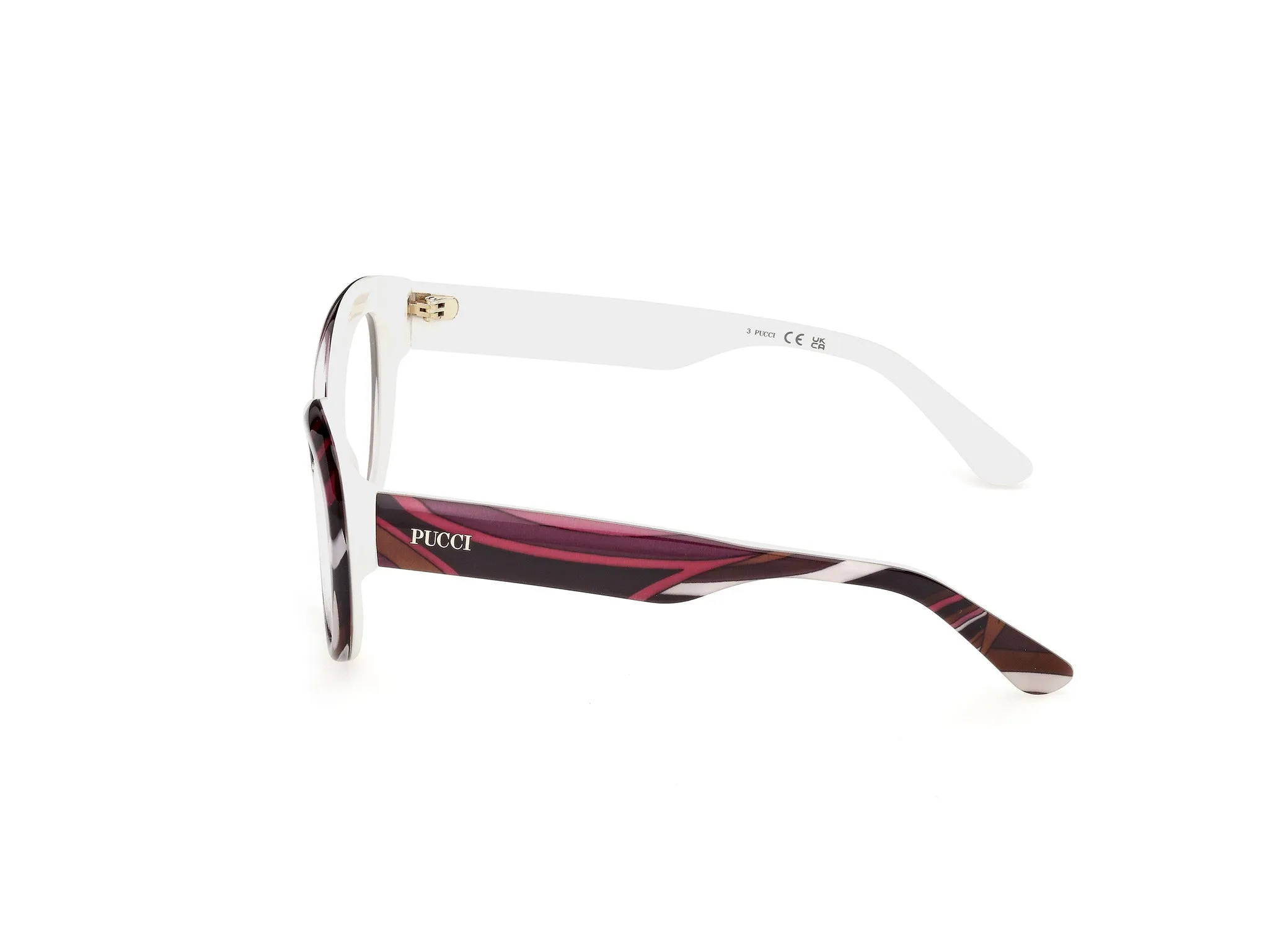 Emilio Pucci EP5272 099 Montature da vista Acetato Multi-colore Cat Eye Normale - immagine 3