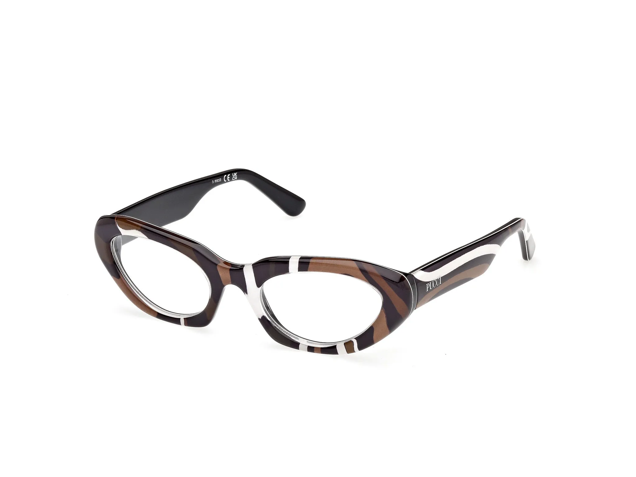 Emilio Pucci EP5271 099 Montature da vista Acetato Multi-colore Cat Eye Normale - immagine 1