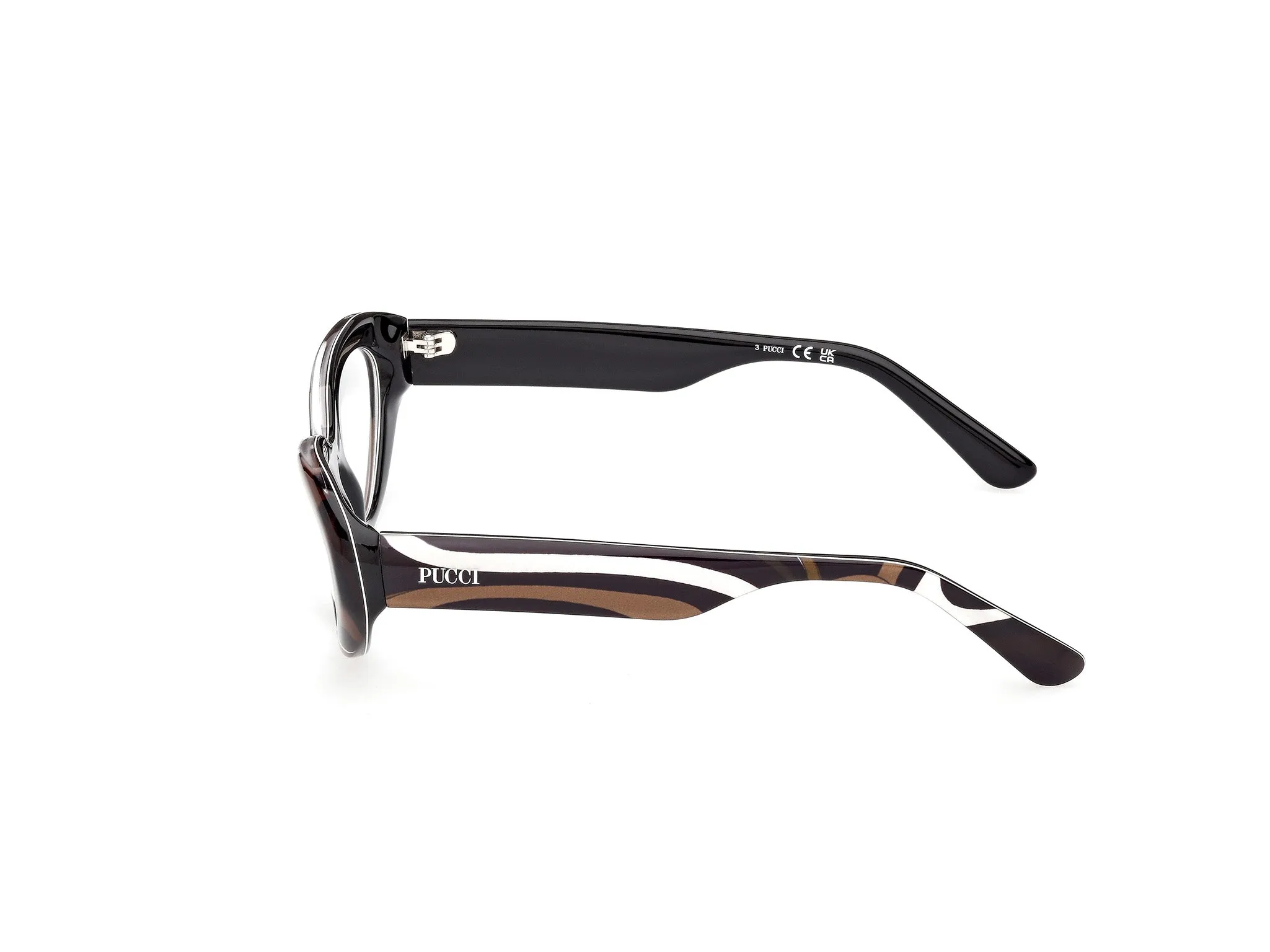 Emilio Pucci EP5271 099 Montature da vista Acetato Multi-colore Cat Eye Normale - immagine 3