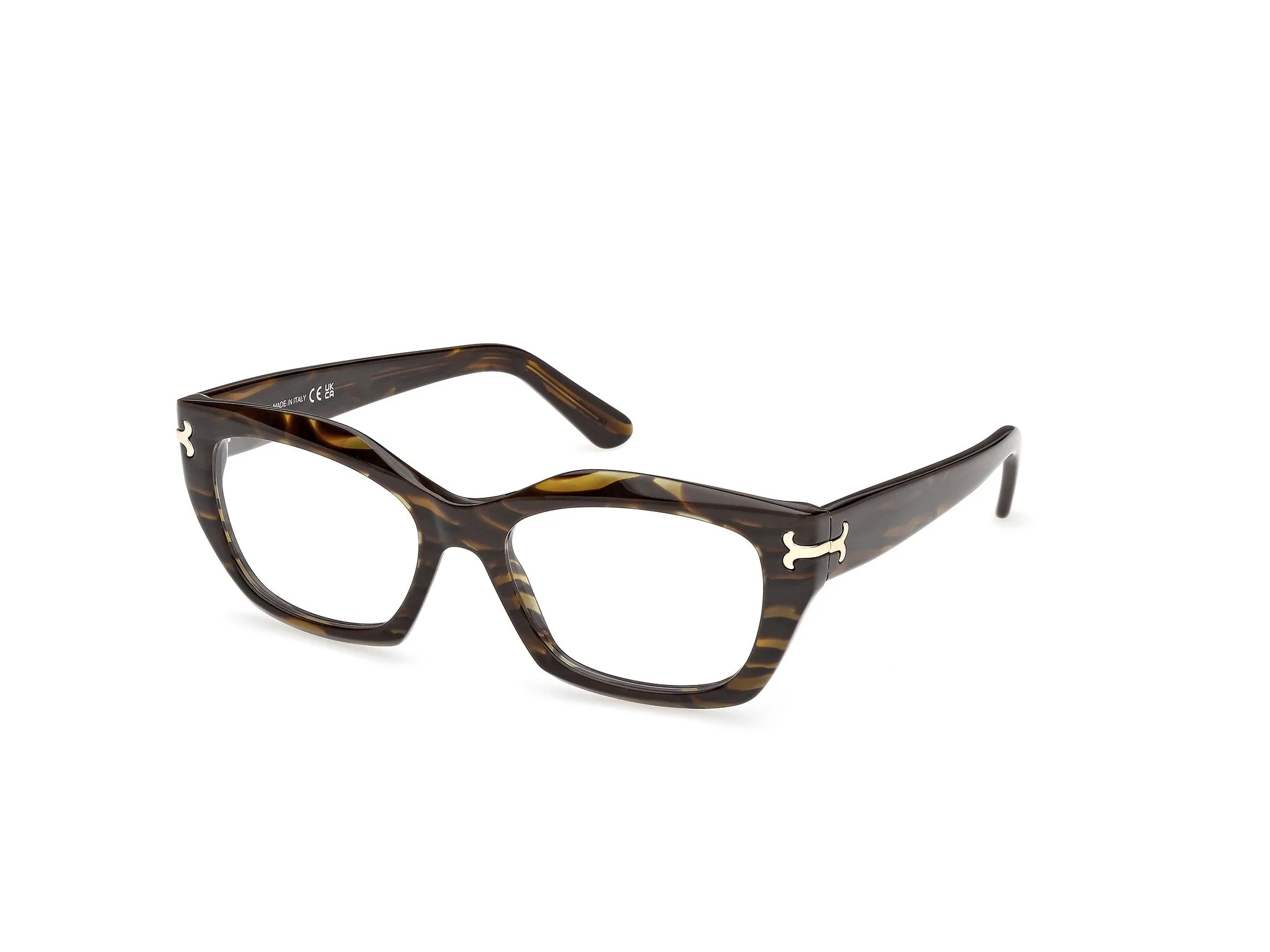Emilio Pucci EP5270 056 Montature da vista Acetato Havana Squadrata Normale - immagine 1