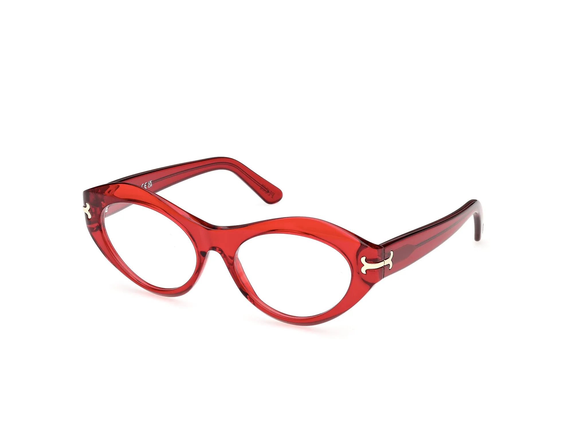 Emilio Pucci EP5269 066 Montature da vista Acetato Rosso Cat Eye Normale - immagine 1