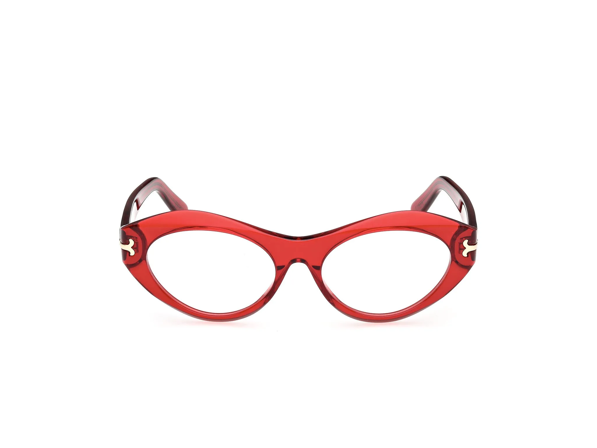 Emilio Pucci EP5269 066 Montature da vista Acetato Rosso Cat Eye Normale - immagine 2
