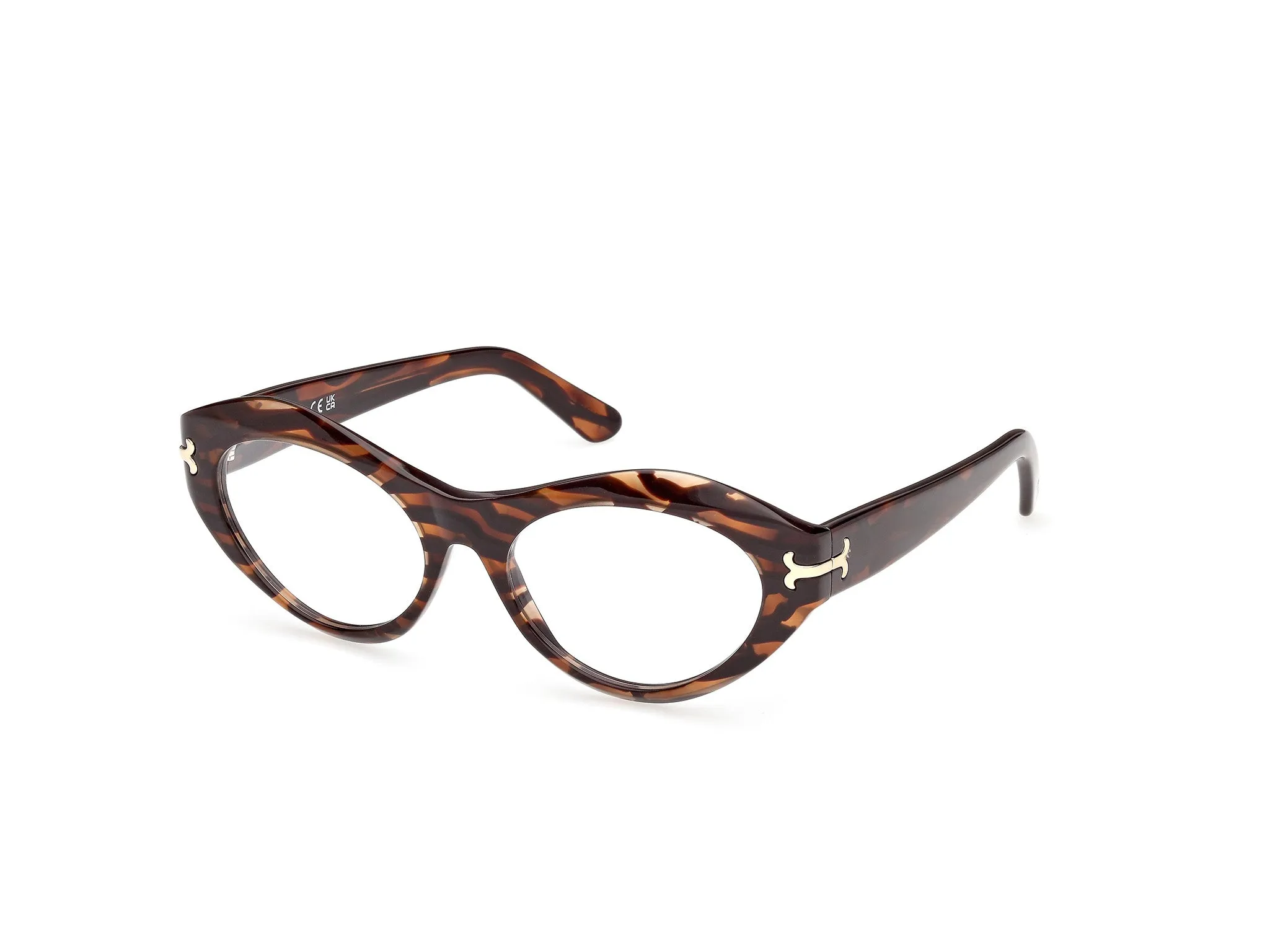 Emilio Pucci EP5269 056 Montature da vista Acetato Havana Cat Eye Normale - immagine 1