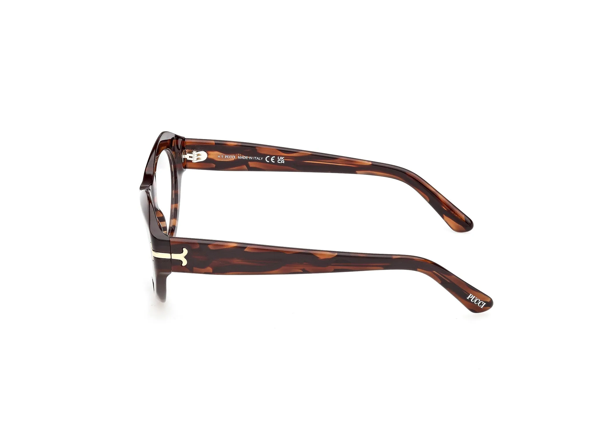 Emilio Pucci EP5269 056 Montature da vista Acetato Havana Cat Eye Normale - immagine 3