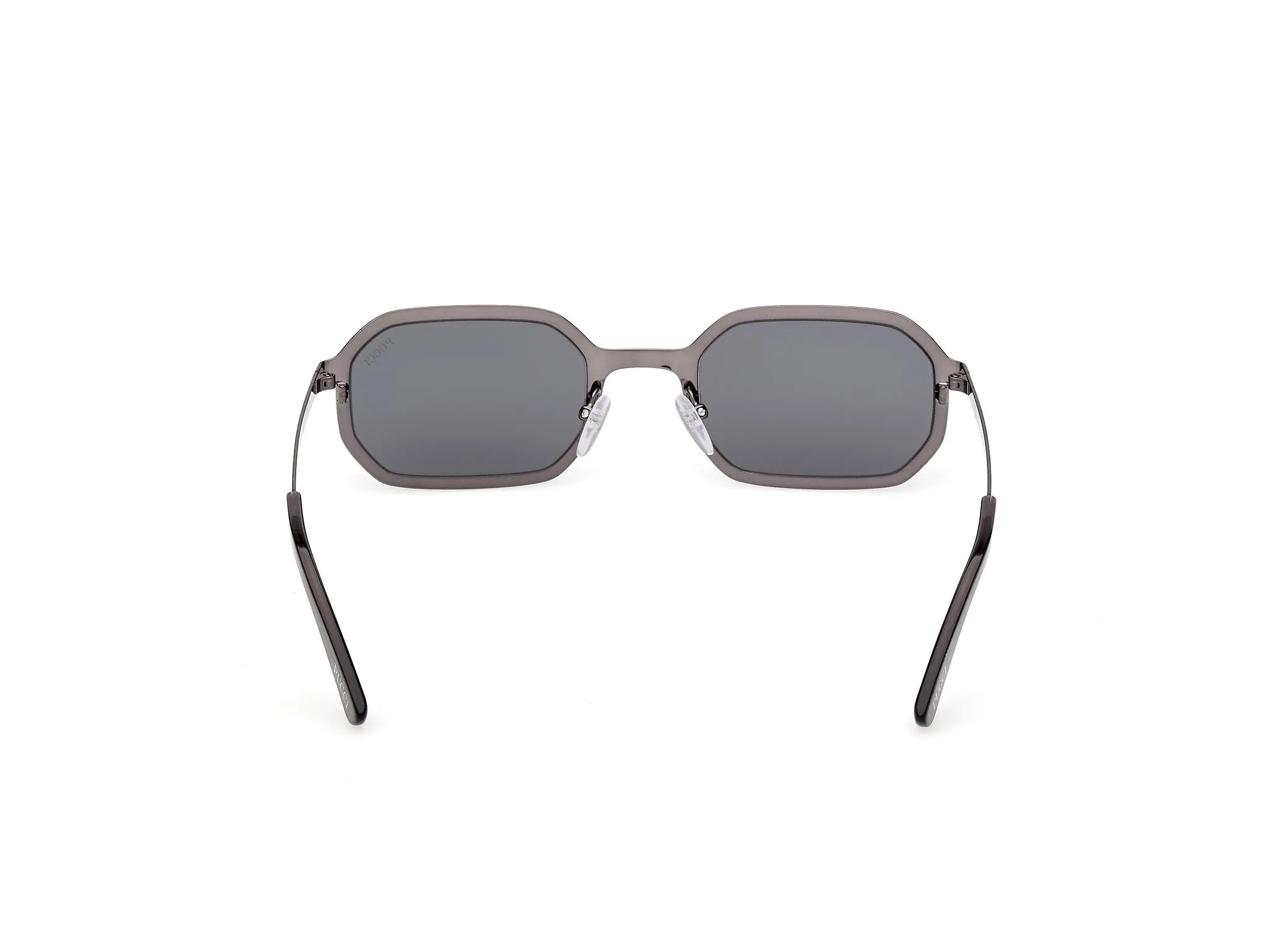 Emilio Pucci EP0248 05A Occhiali da sole Metallo Nero Fumo Geometrica Normale - immagine 4