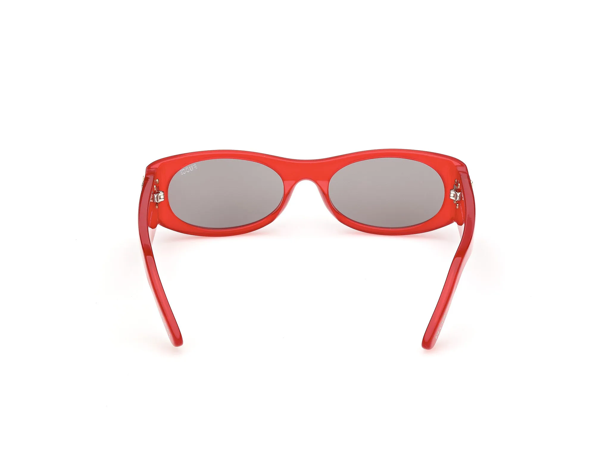 Emilio Pucci EP0243 66C Occhiali da sole Acetato Rosso Fumo Maschera Normale - immagine 4