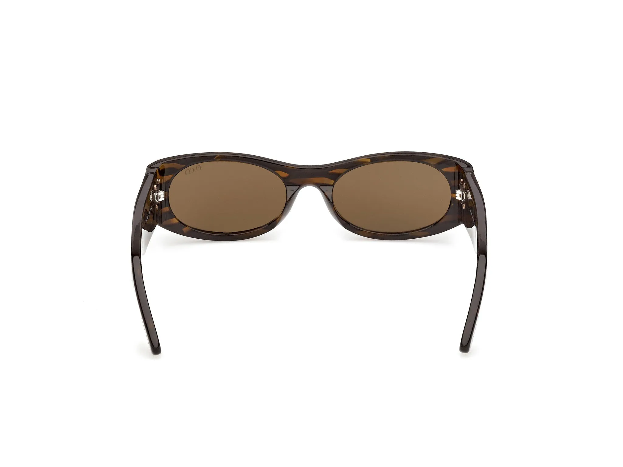 Emilio Pucci EP0243 56E Occhiali da sole Acetato Havana Marrone Maschera Normale - immagine 4